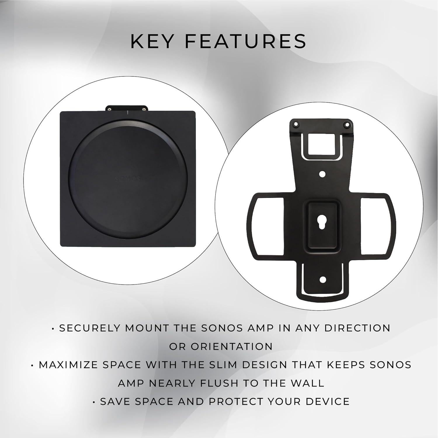 Soporte de Pared HumanCentric para Sonos Amp - Diseño Oculto