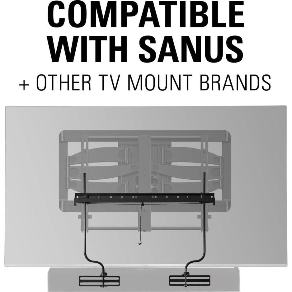 Soporte de Barra de Sonido Sanus SASB1-B1 Ajustable 9.07 kg