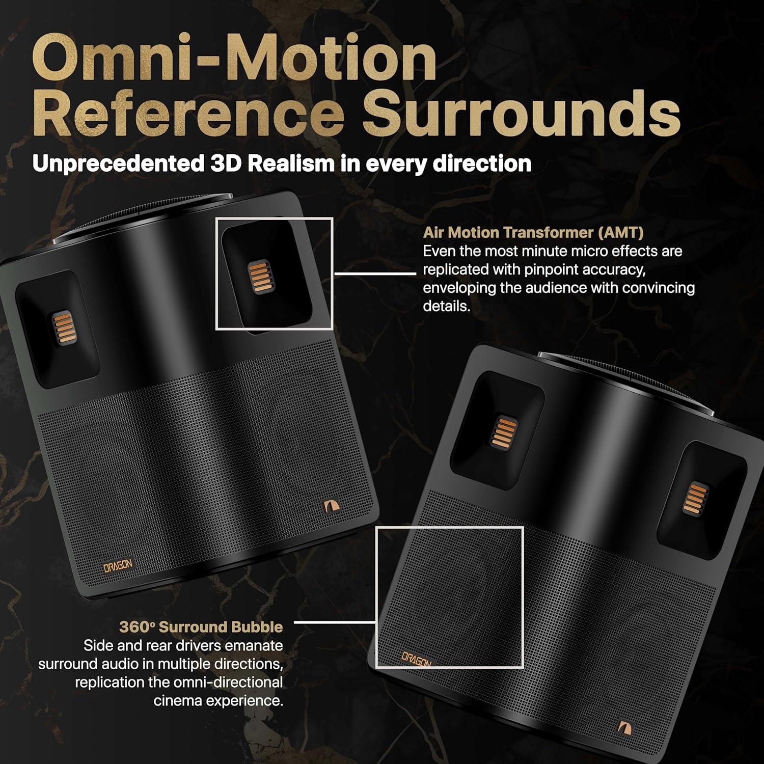 Sistema de Sonido Surround Nakamichi DRAGON 11.4.6 con Dolby Atmos