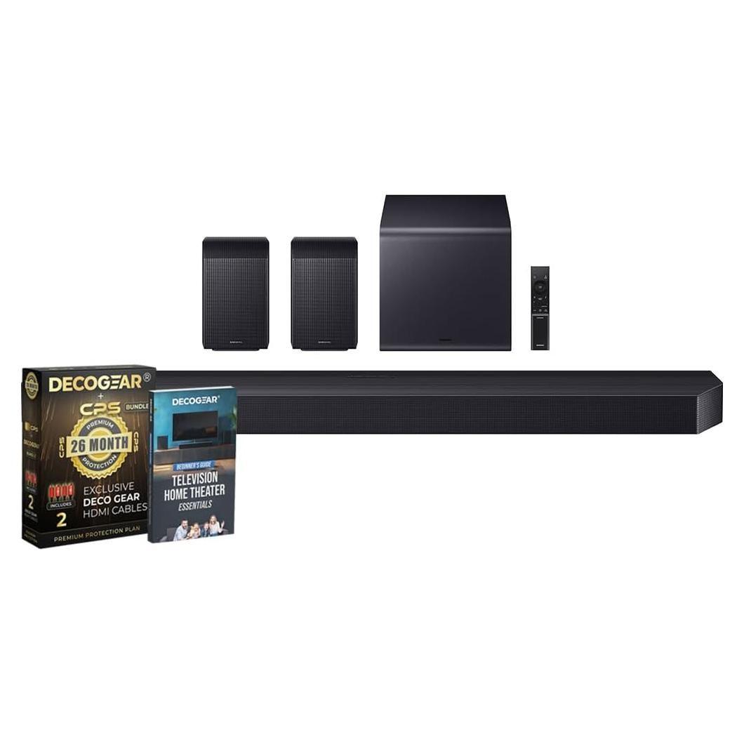 Barra de Sonido Samsung Q Series HW-Q990F 11.1.4 ch con Subwoofer y Altavoces