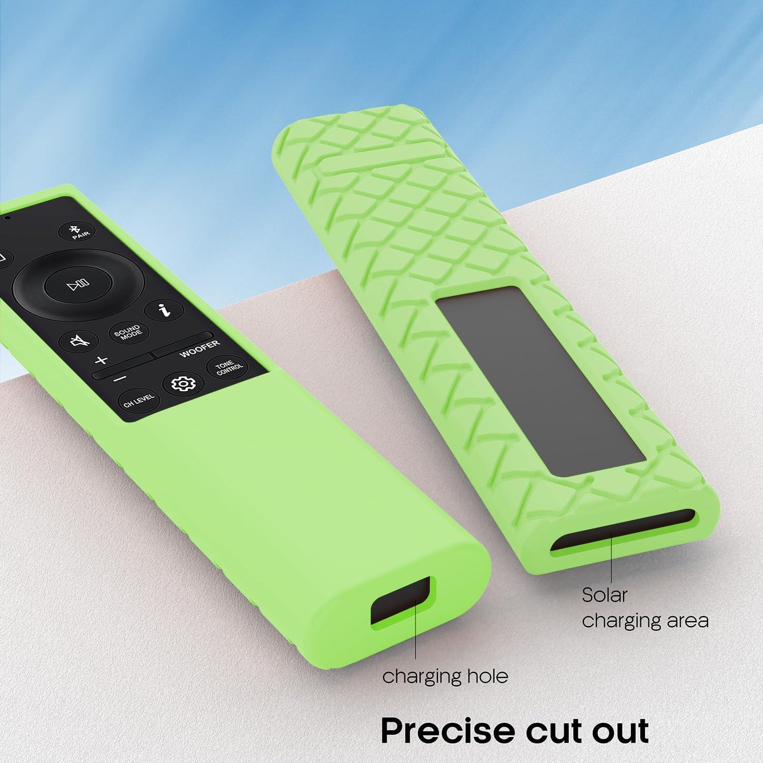 Funda de Silicona Verde Brillante para Control Remoto Samsung AH81-15047A