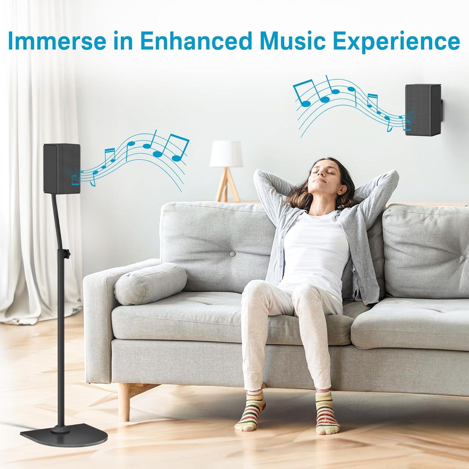 Soportes de Altavoces Ajustables Samsung Q990C/Q990D - Montaje en Pared