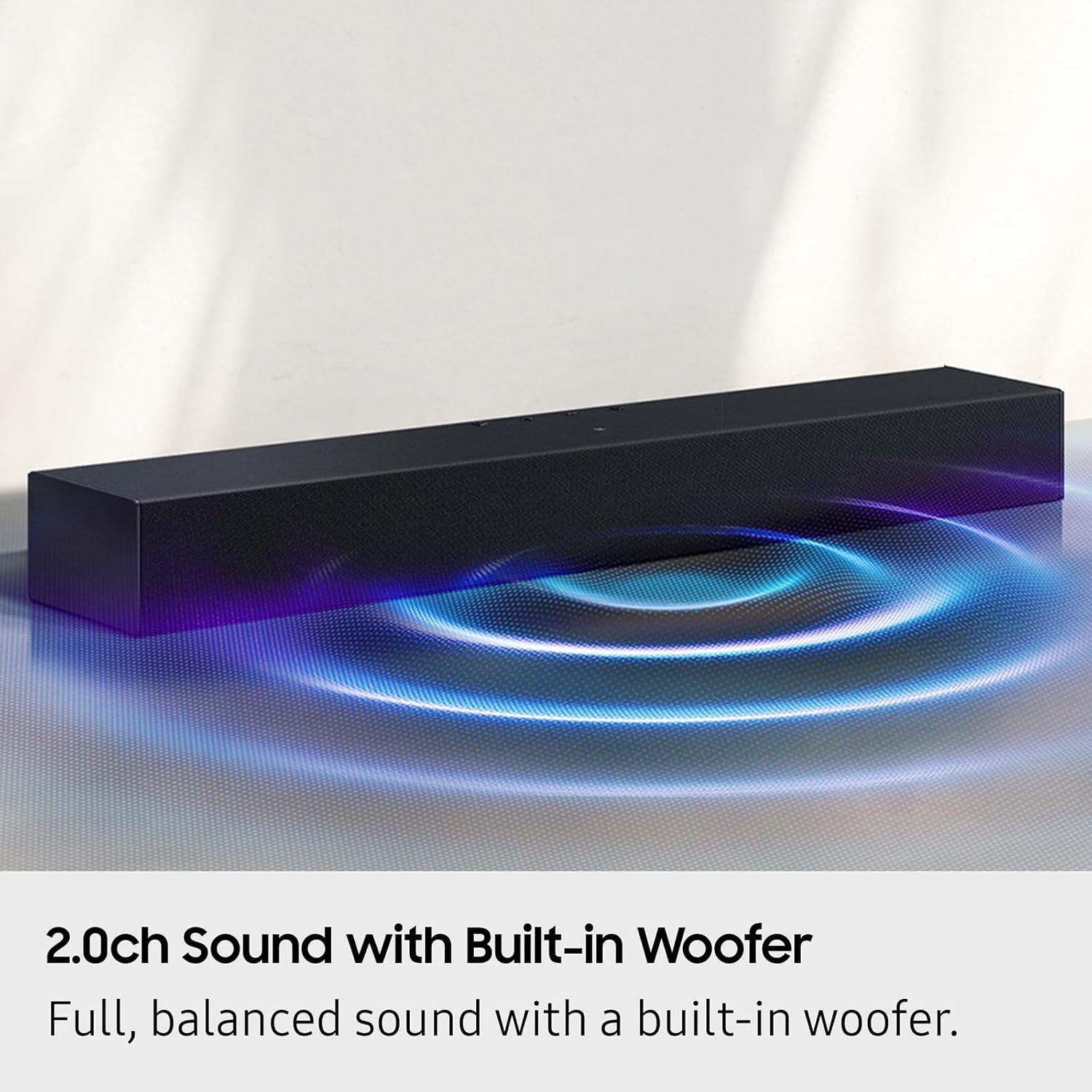 Barra de sonido Samsung HW-B400F 2.0 ch con subwoofer