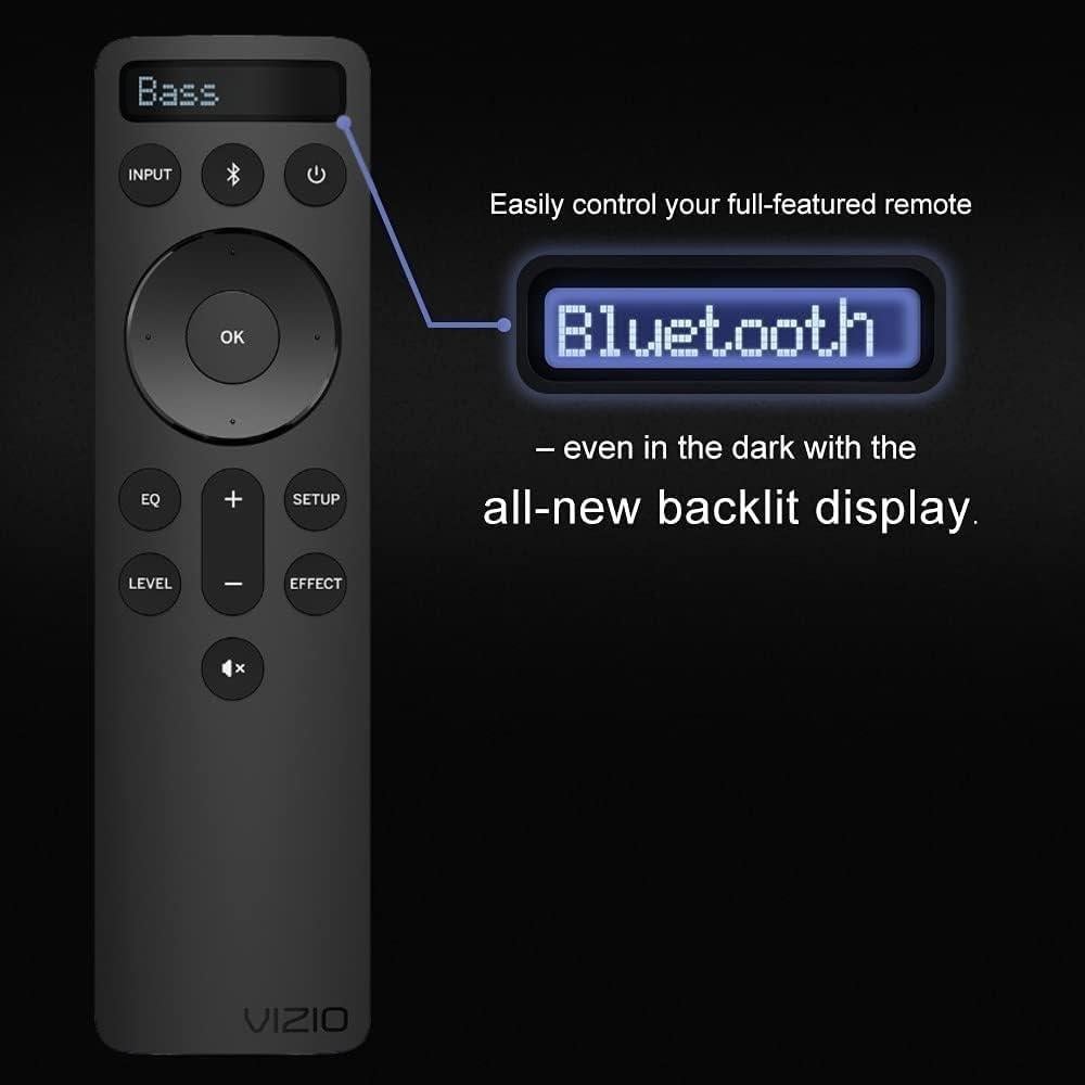 Control Remoto Bluetooth VIZIO 2.1 5.1 con Pantalla LED