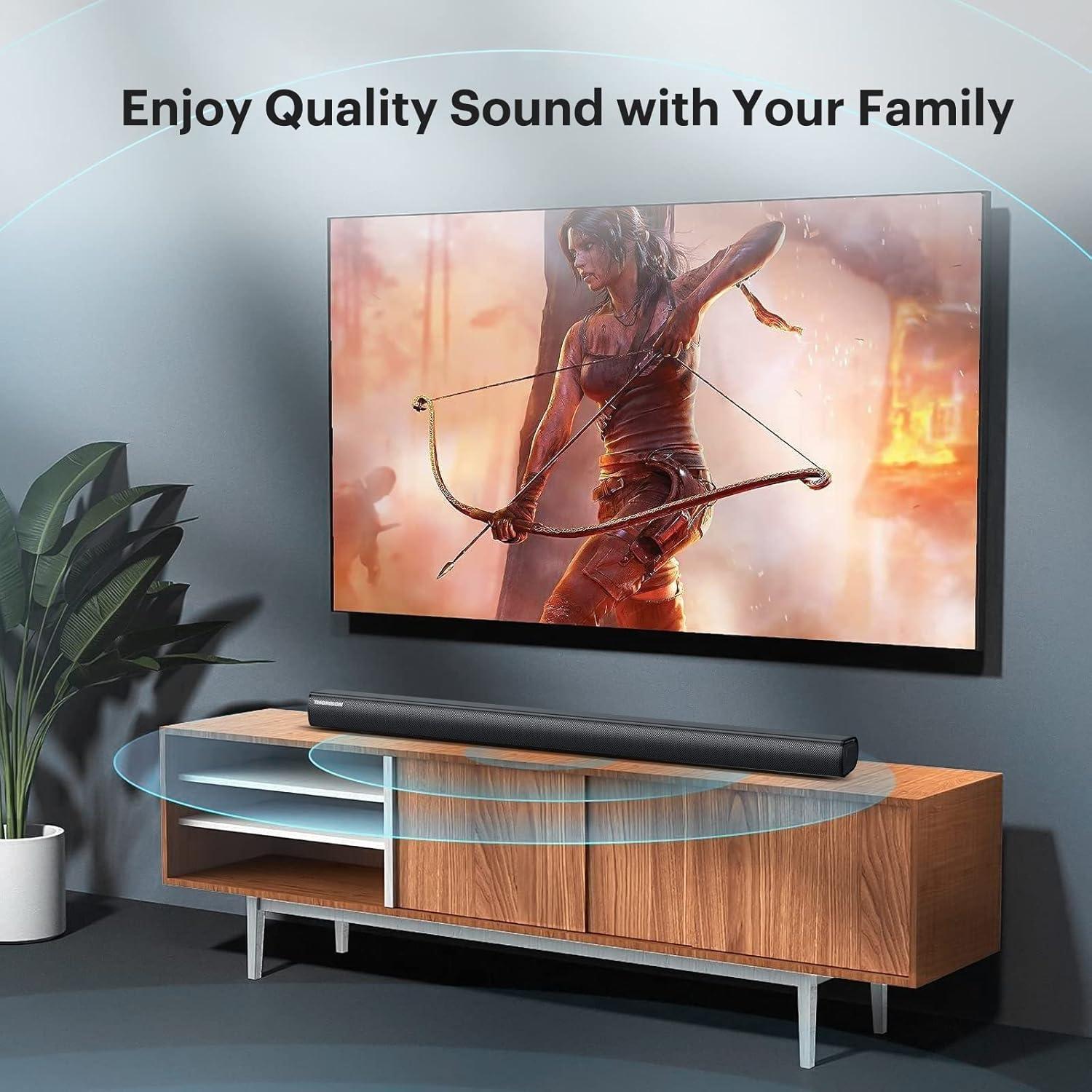 Barra de Sonido THOMSON B202 89 cm Bluetooth 5.0 2.1 Canales