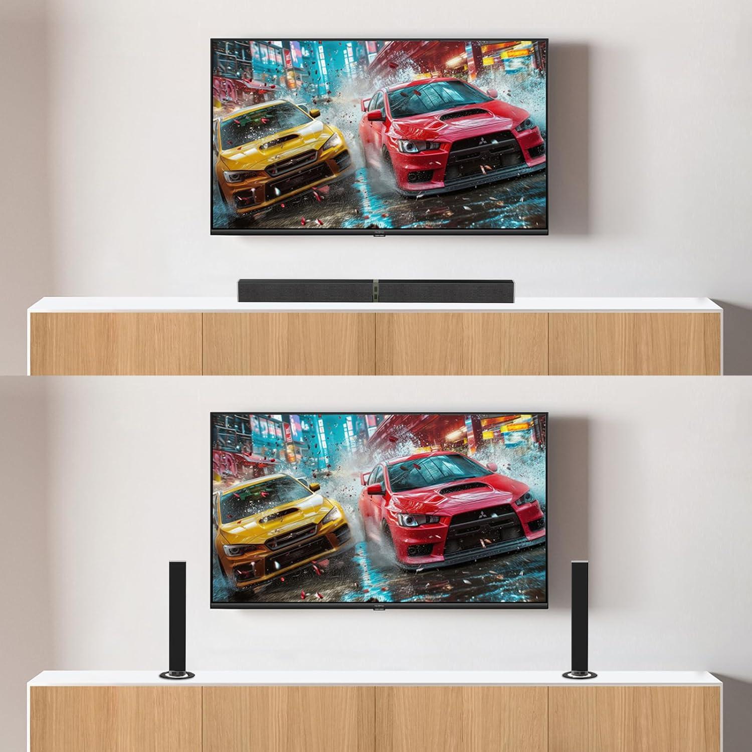 Barra de Sonido MZEIBO 80W Bluetooth para TV Inteligente