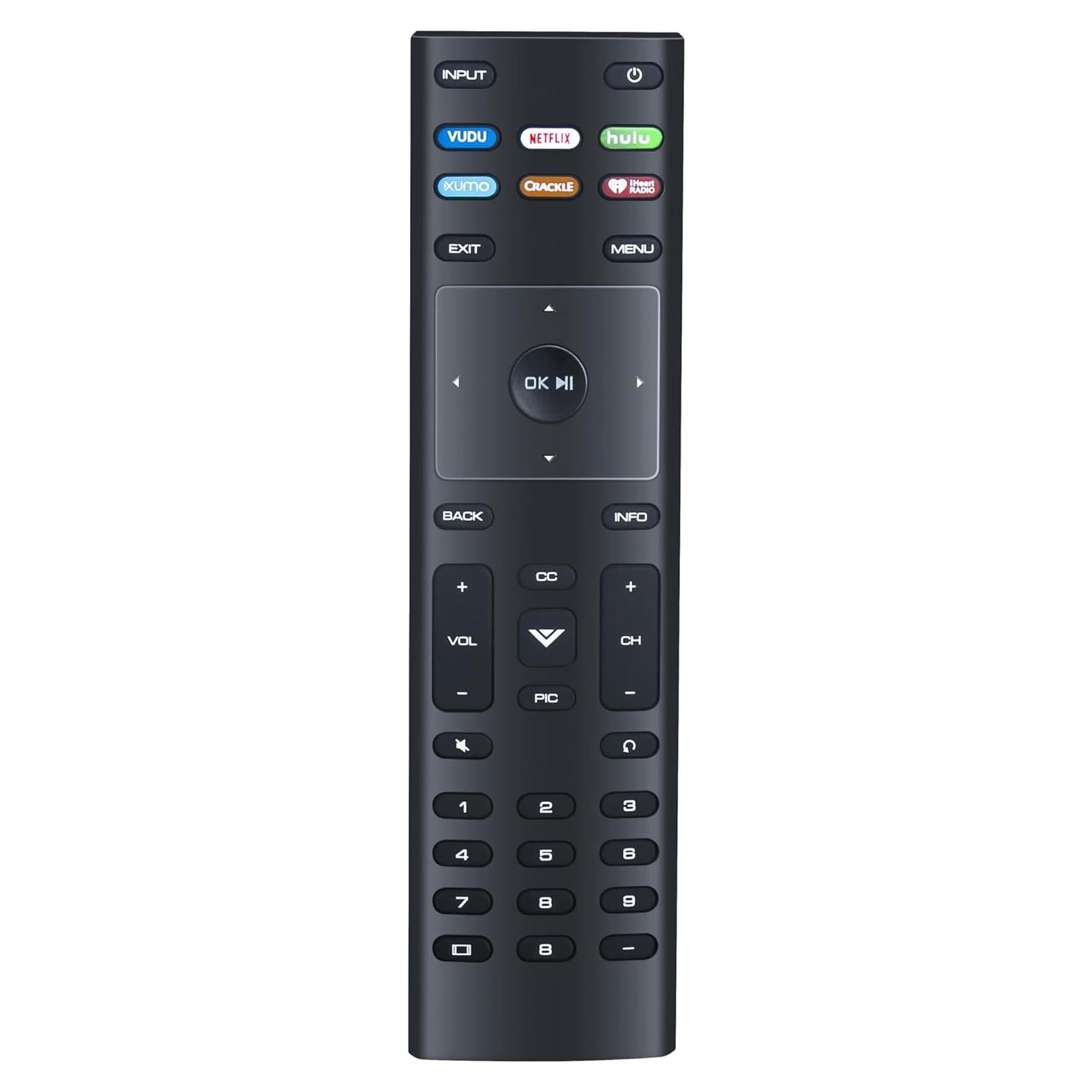 Control Remoto XRT136 para TV Vizio - Reemplazo Universal