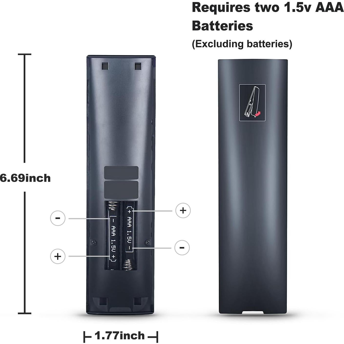 Control Remoto XRT136 para TV Vizio - Reemplazo Universal