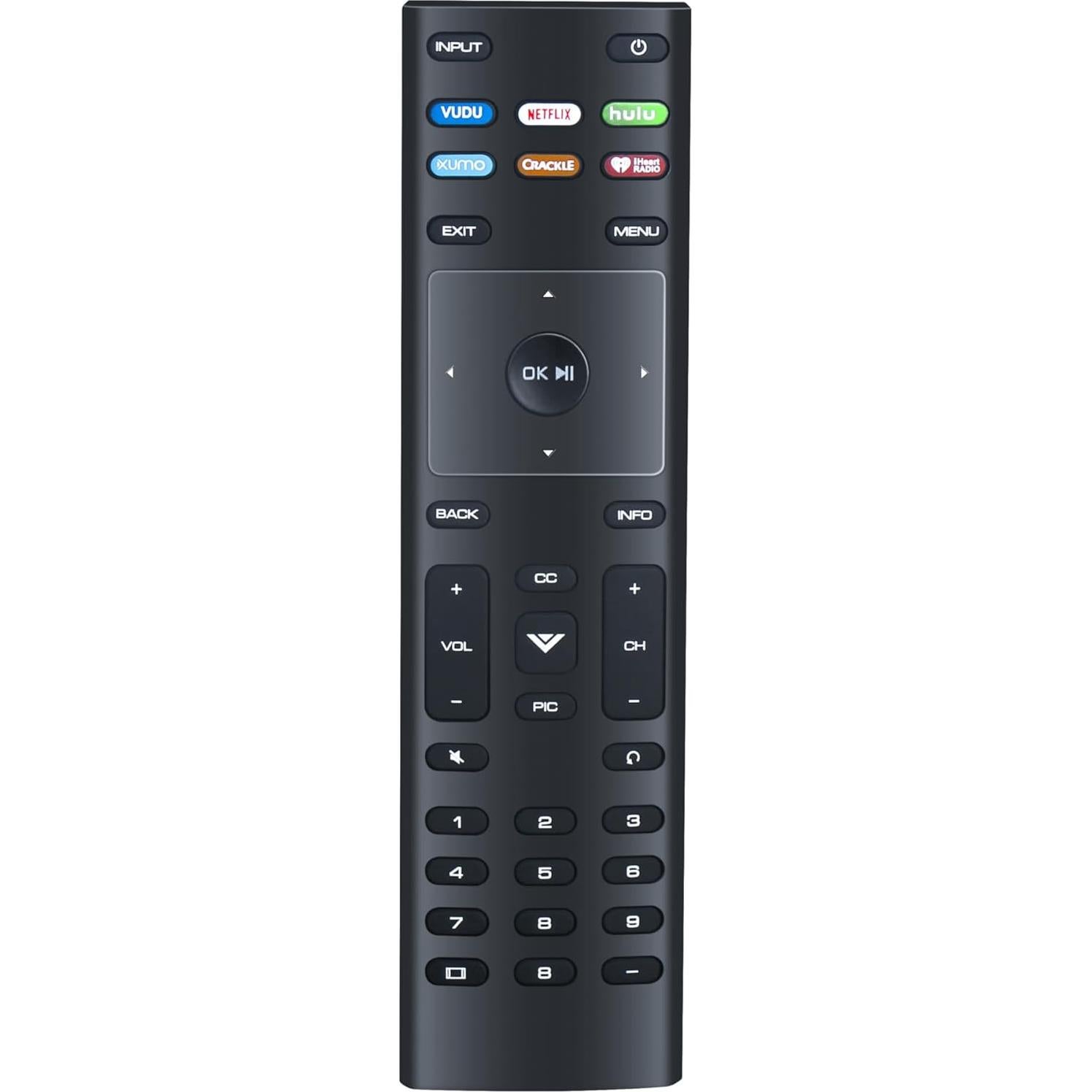 Control Remoto XRT136 para TV Vizio - Reemplazo Universal
