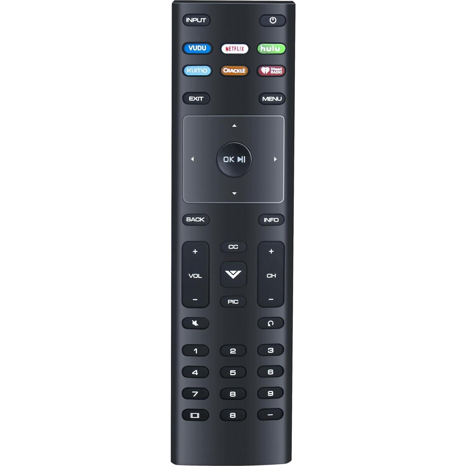 Control Remoto XRT136 para TV Vizio - Reemplazo Universal
