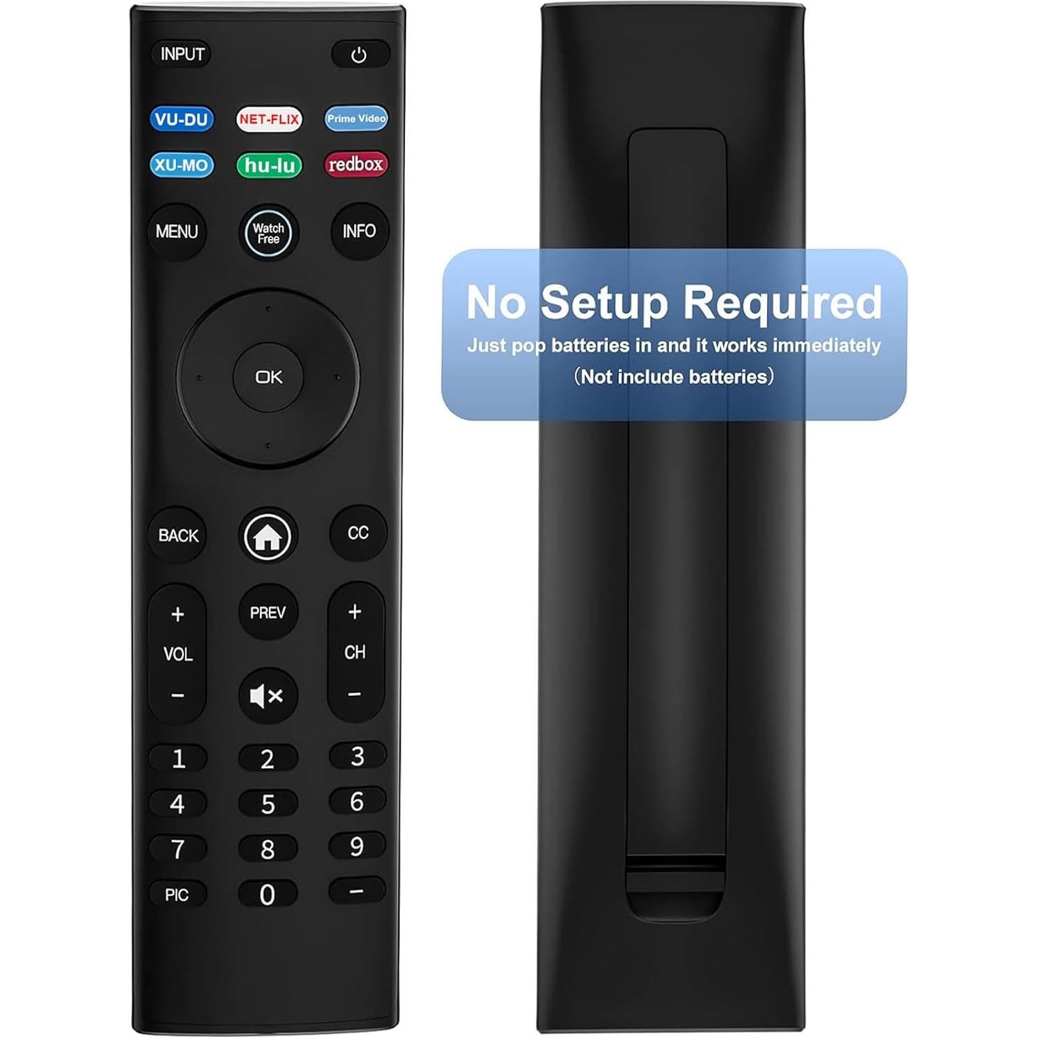 Control Remoto Universal Vizio XRT140 para Televisores Inteligentes