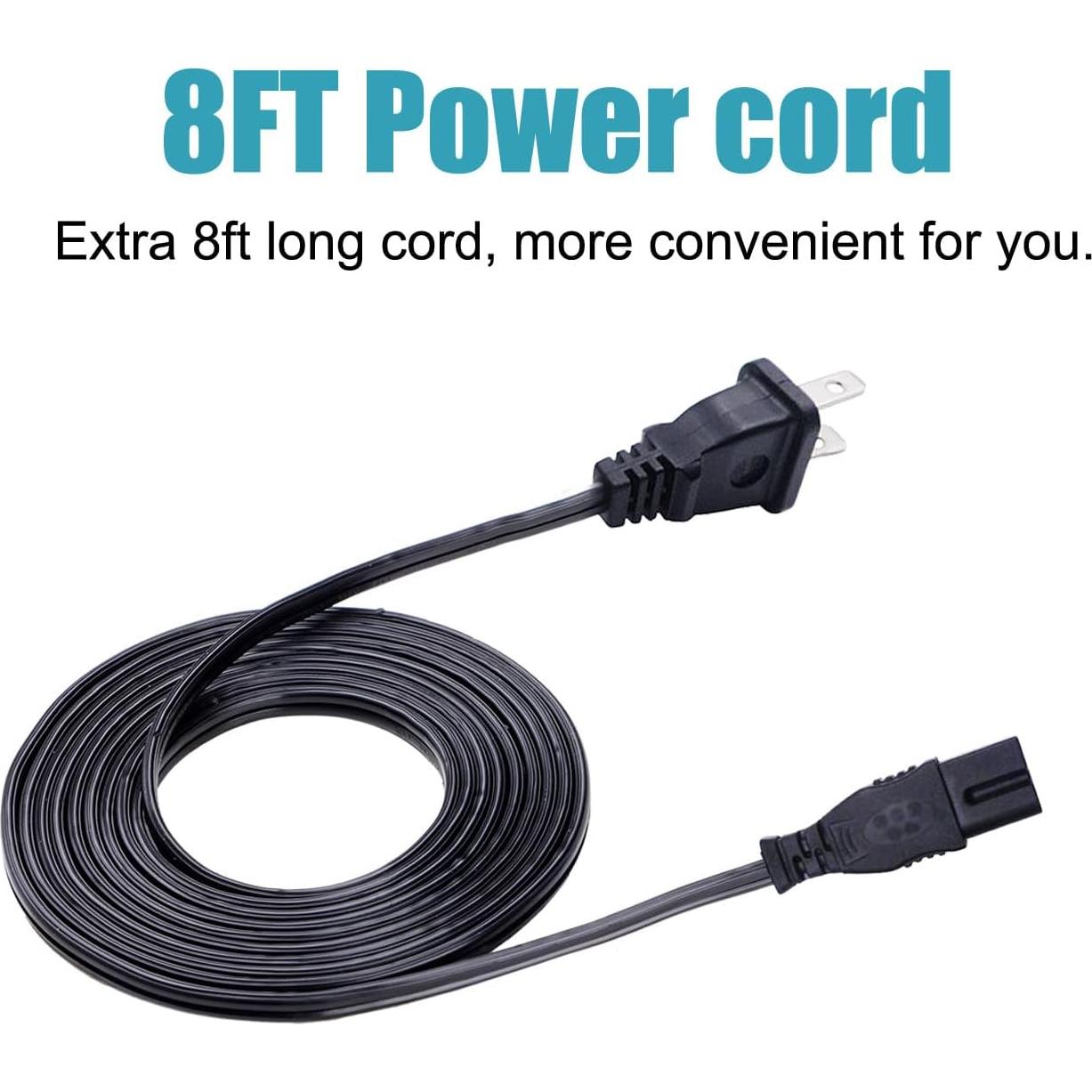 Cable de Alimentación 2.4m para TV Vizio D/E/M Series