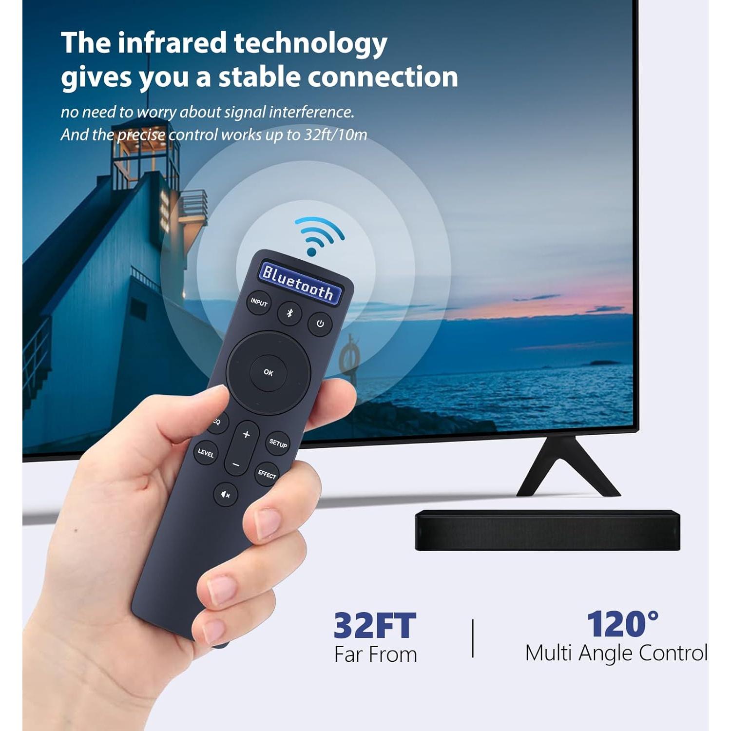 Control Remoto PZL D51 D51-H Retroiluminado para Vizio 2.1 5.1