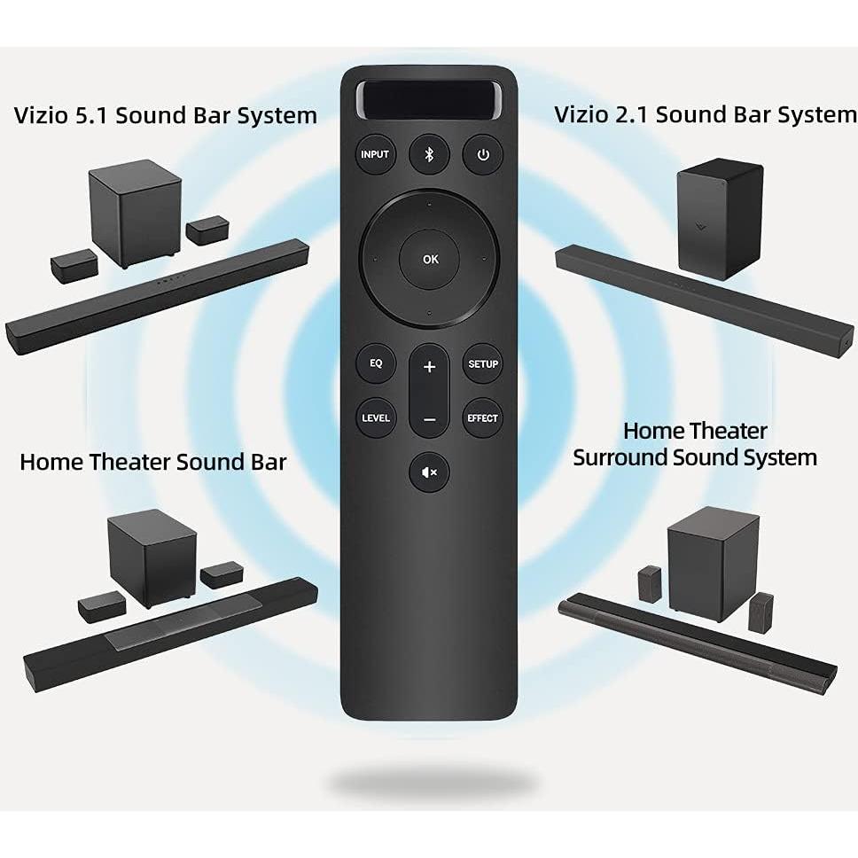Control Remoto UNOCAR Bluetooth para Barra de Sonido Vizio 2.1 5.1
