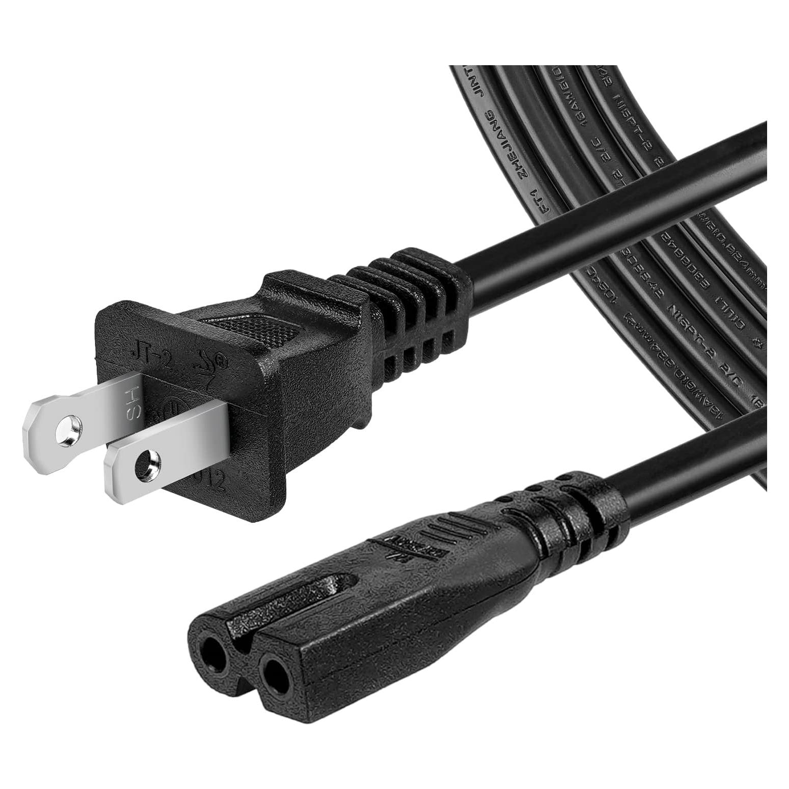 Cable de Alimentación Polarizado 2 Clavijas Vizio 1.83m 18 AWG