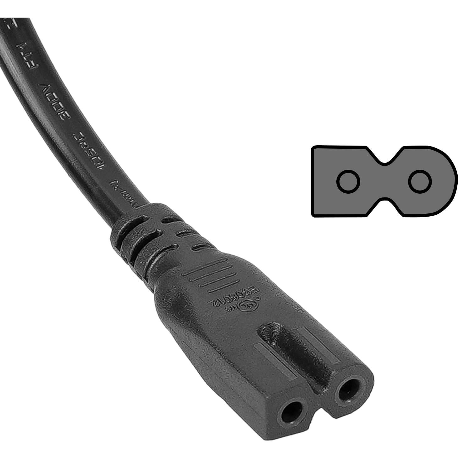 Cable de Alimentación Polarizado 2 Clavijas Vizio 1.83m 18 AWG