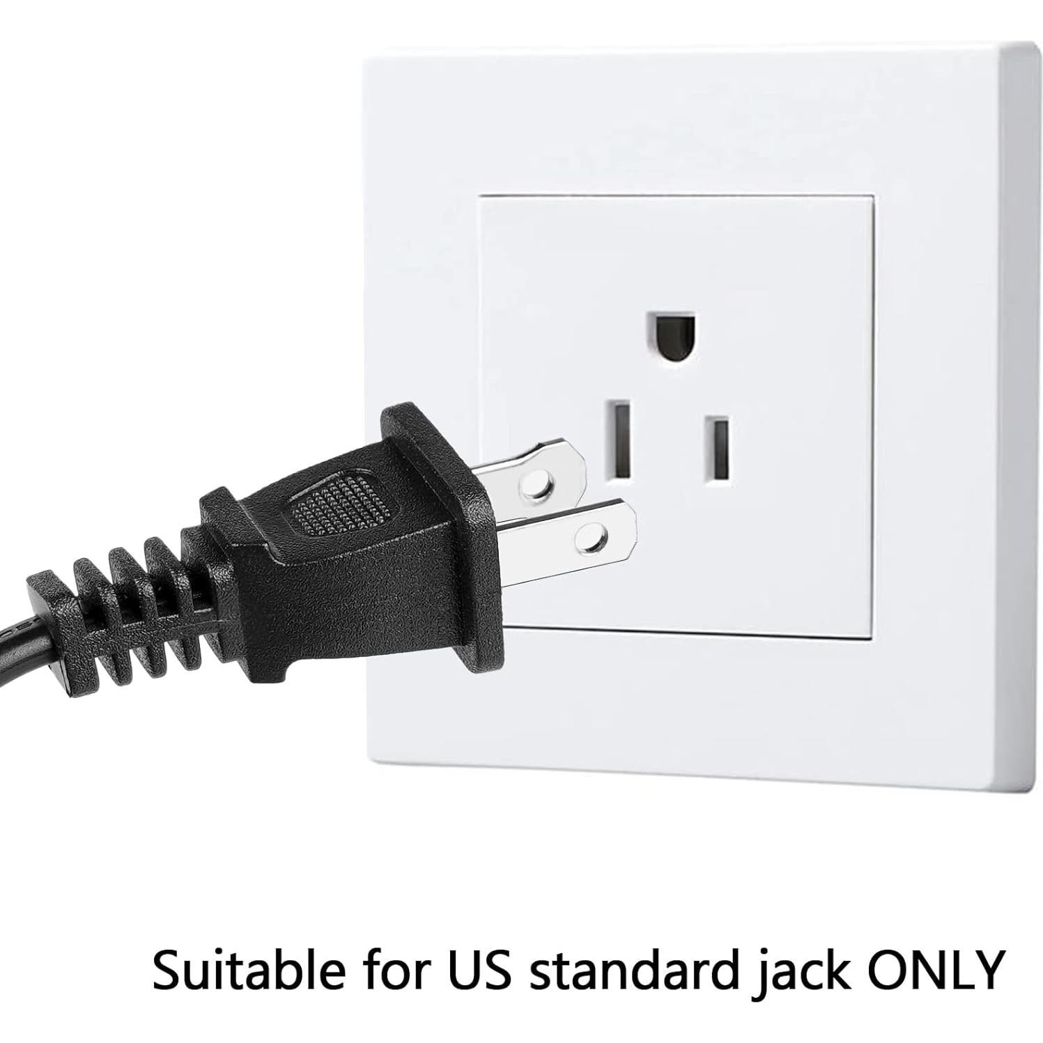 Cable de Alimentación Polarizado 2 Clavijas Vizio 1.83m 18 AWG