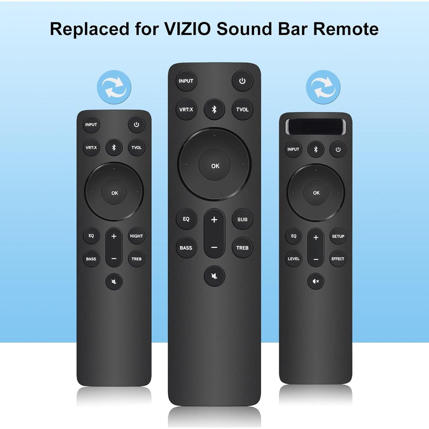Control Remoto Gvirtue Reemplazo para Barra de Sonido Vizio 5.1/2.1