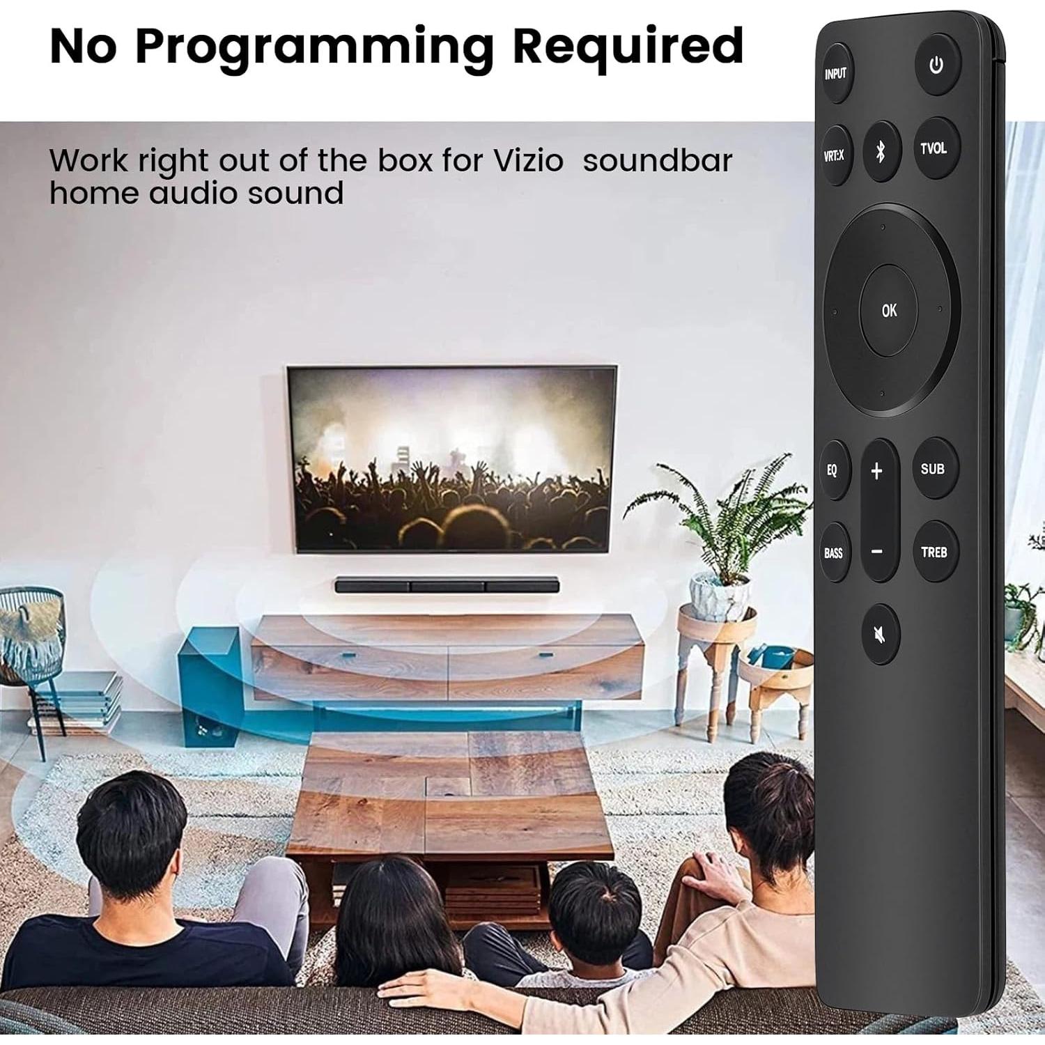 Control Remoto Gvirtue Reemplazo para Barra de Sonido Vizio 5.1/2.1