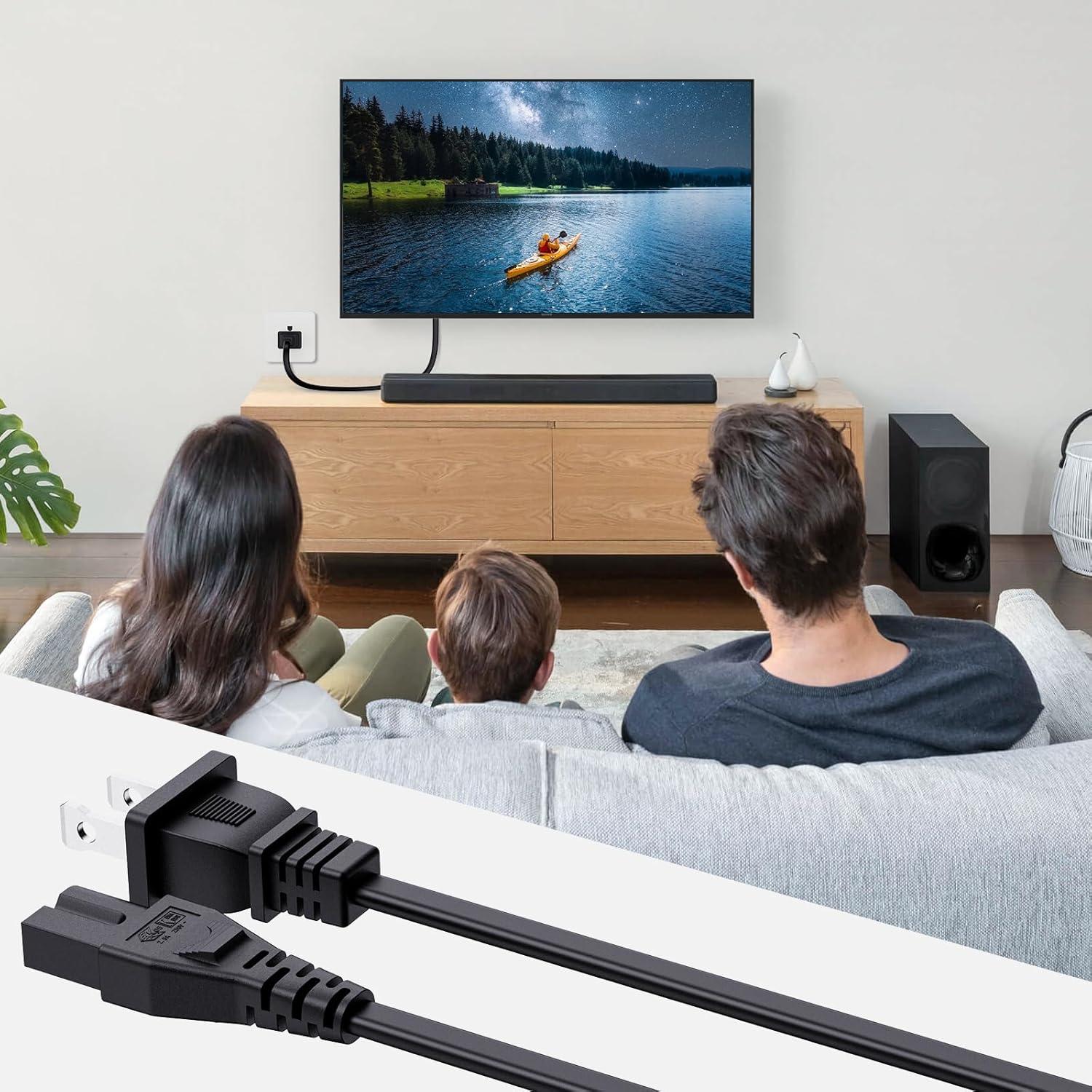 Cable de Alimentación 3.05m LitStar para TV y Barra de Sonido Vizio