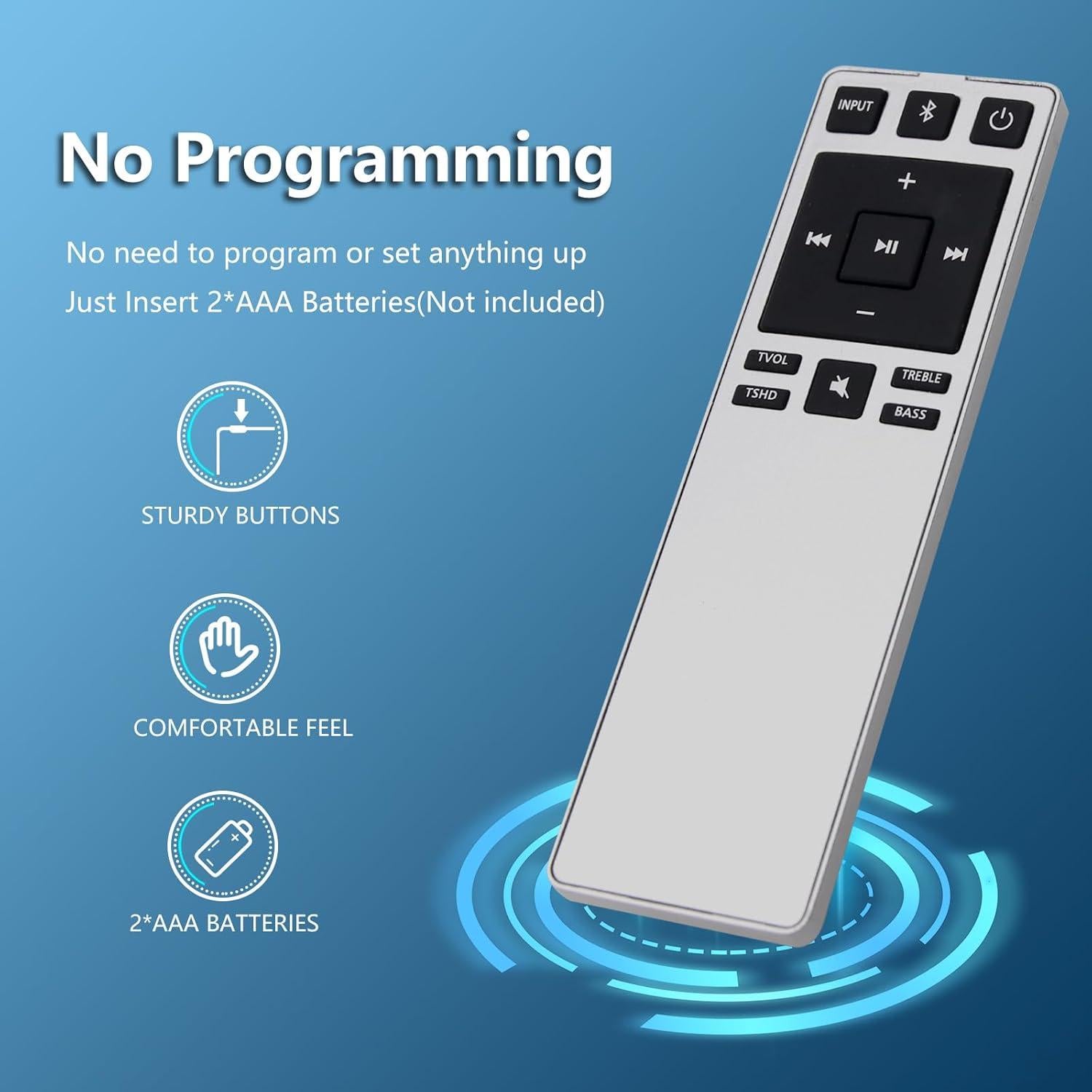 Control Remoto de Reemplazo XRS321 para Barra de Sonido Vizio