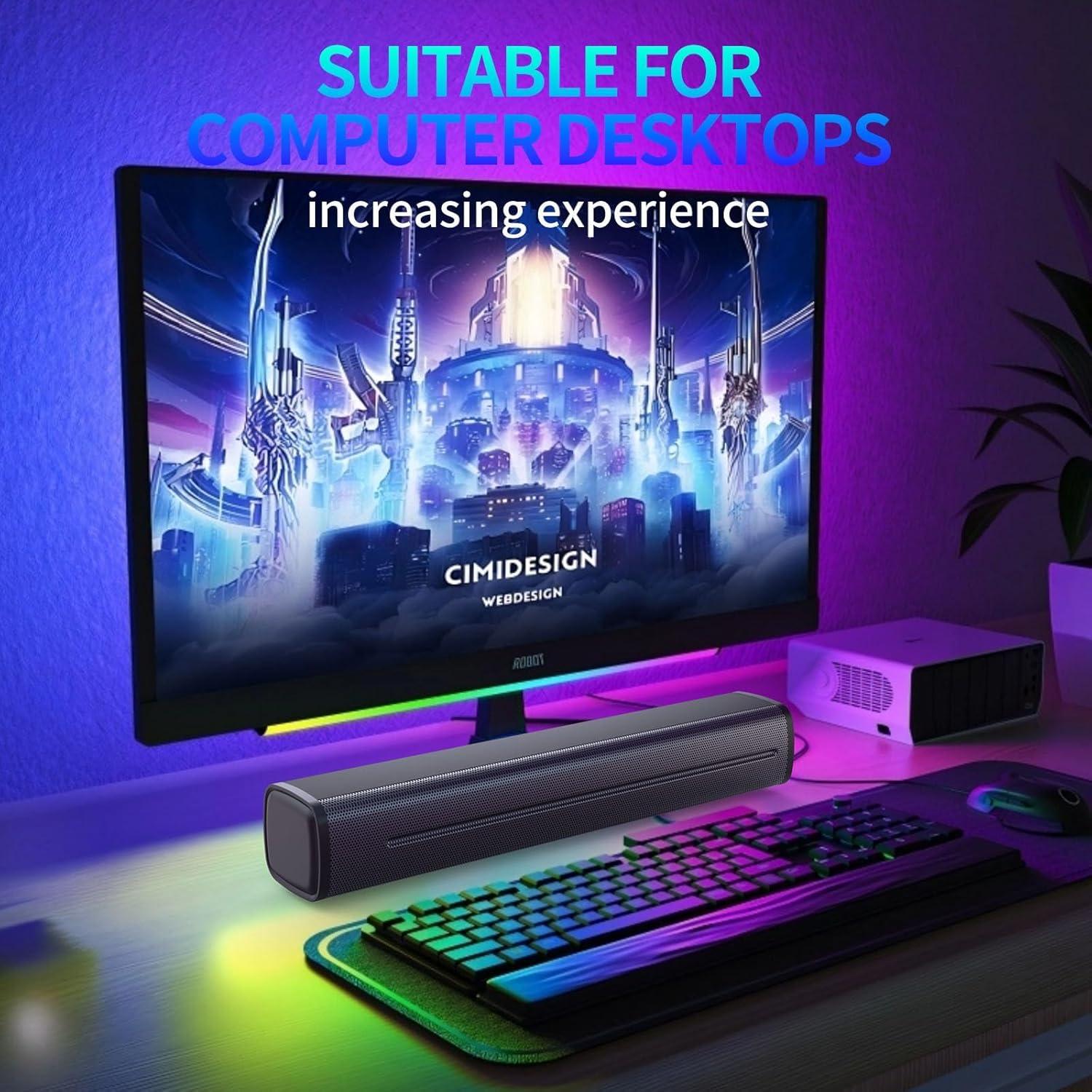 Barra de Sonido Jierben SS03 50W Bluetooth para Televisor