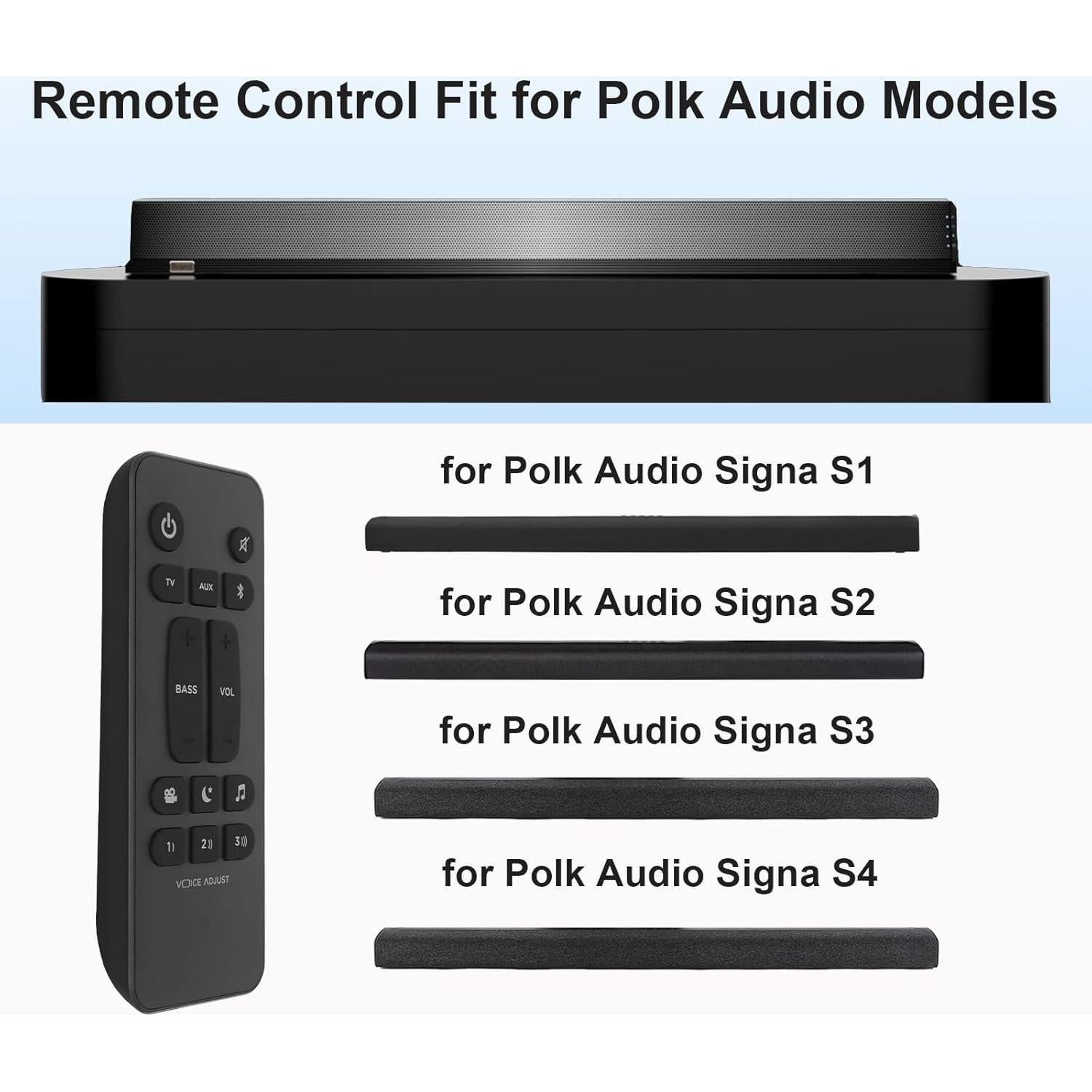 Control Remoto Reemplazo Polk Audio Signa S1 S2 S3 S4