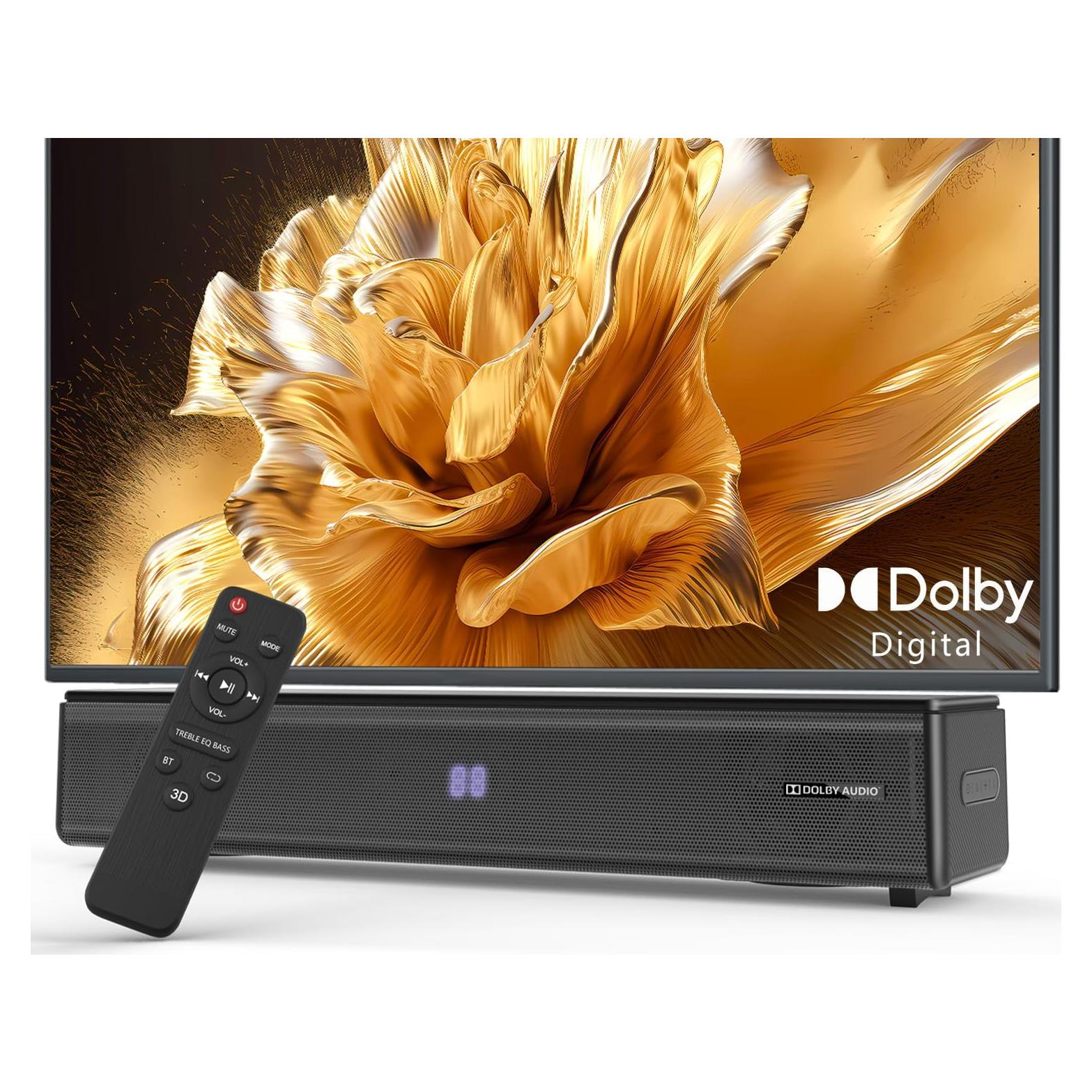 Barra de Sonido GEOYEAO HD-059SAT2-P con Dolby Digital 2.0