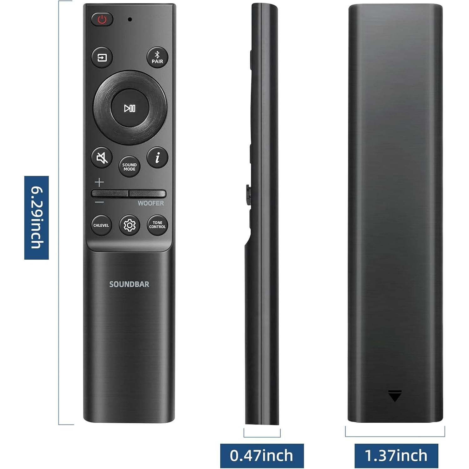 Pack de 2 Controles Remotos Reemplazo para Barra de Sonido Samsung