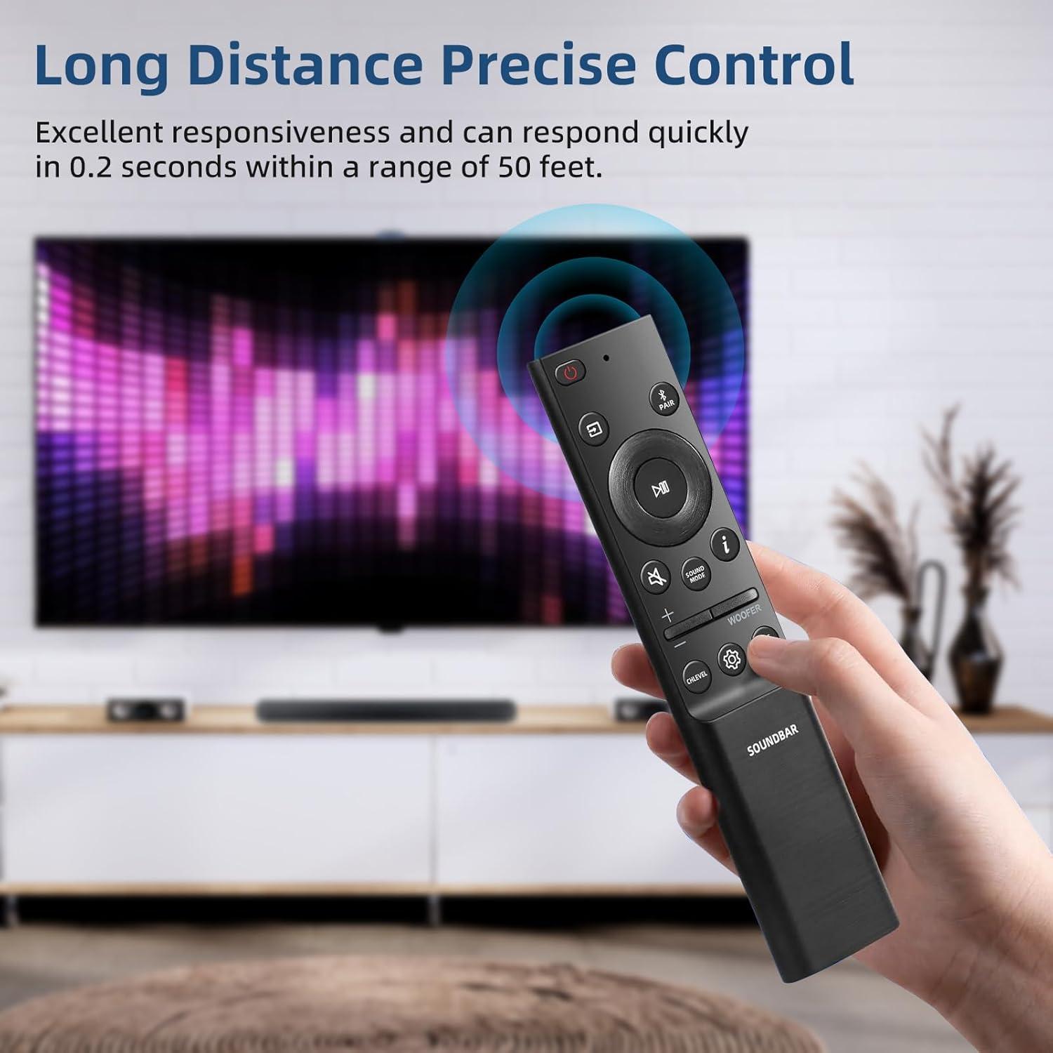 Pack de 2 Controles Remotos Reemplazo para Barra de Sonido Samsung