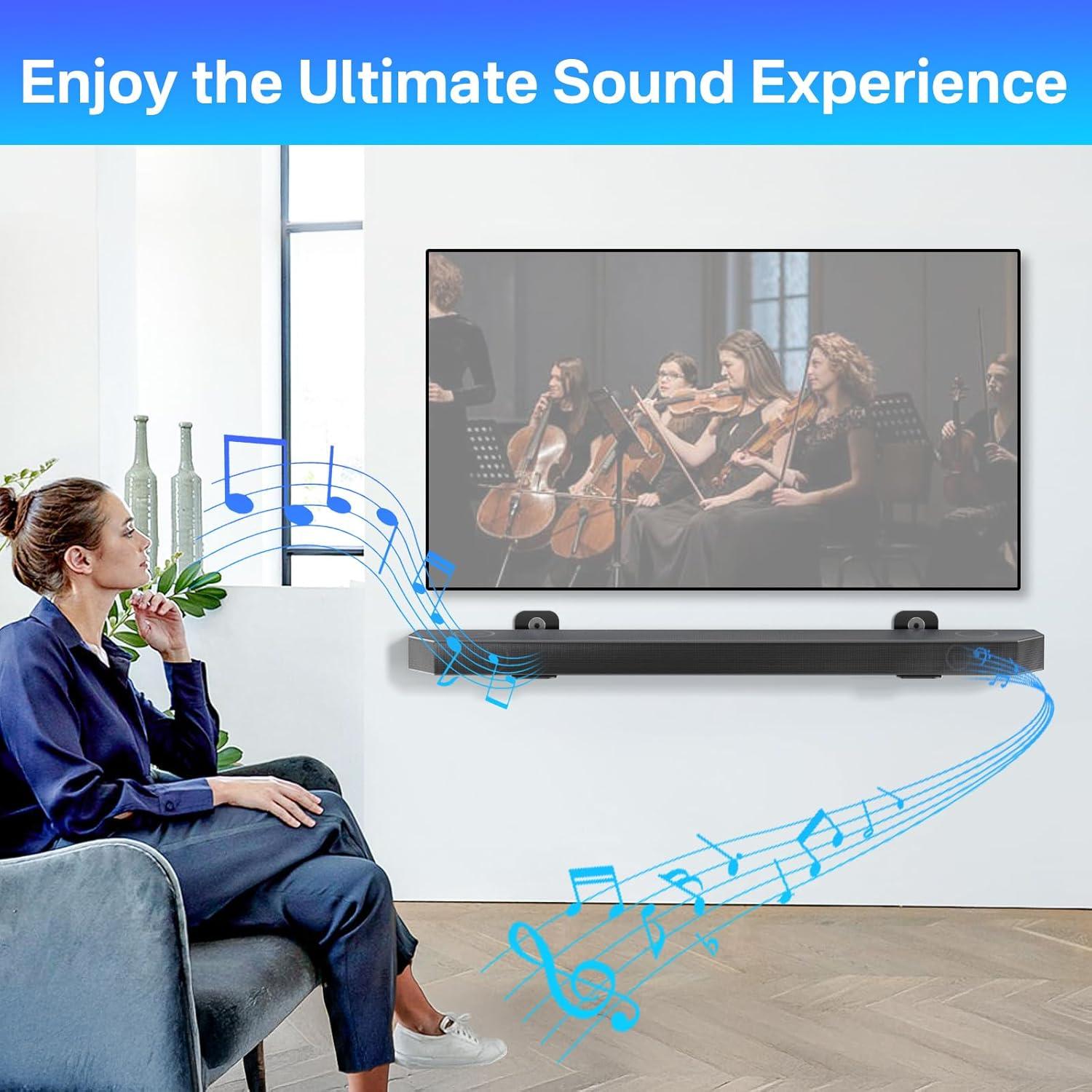 Soporte de Pared para Barra de Sonido Samsung HW-Q - 15.88 kg