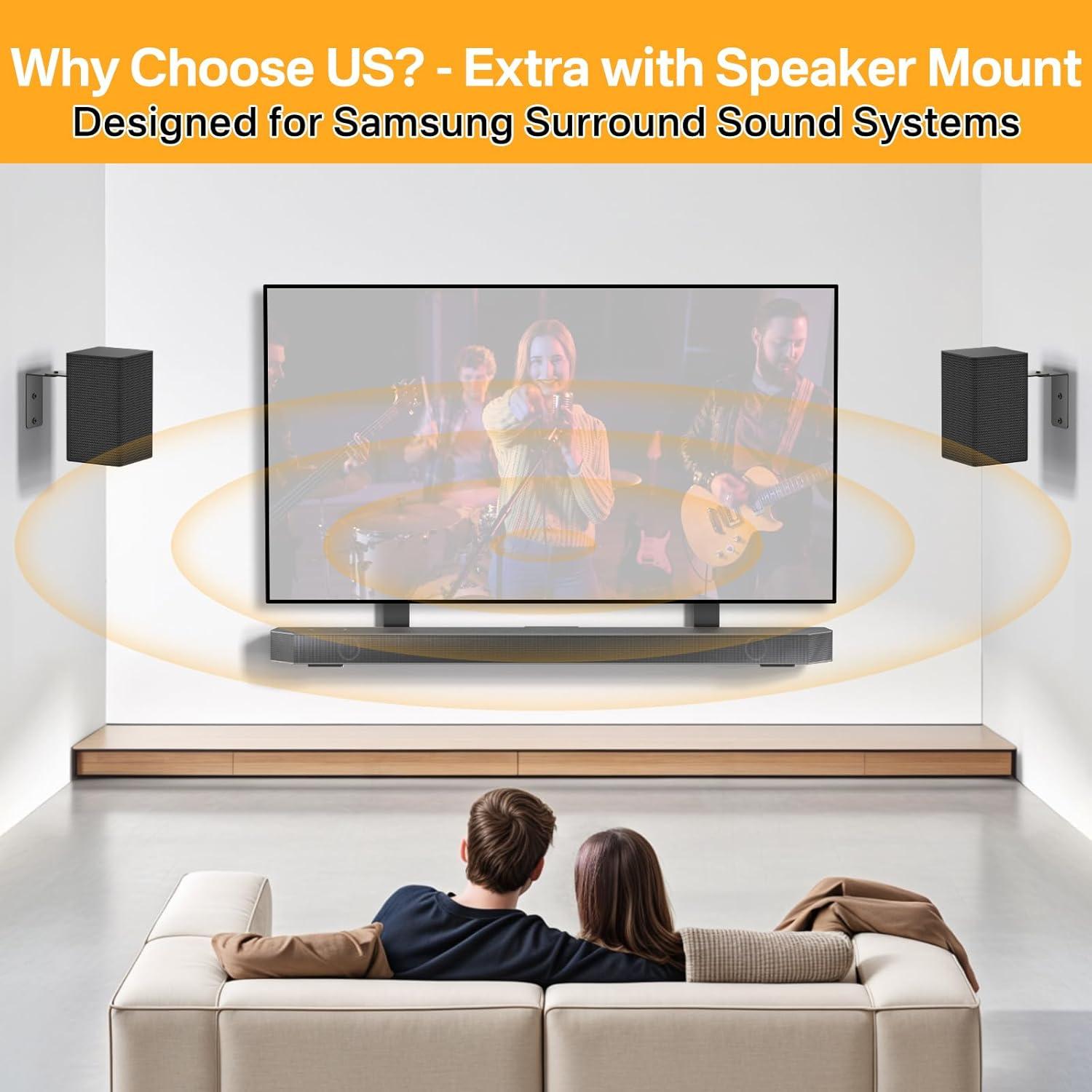 Soporte de TV para Barra de Sonido Notiela Ajustable Plata