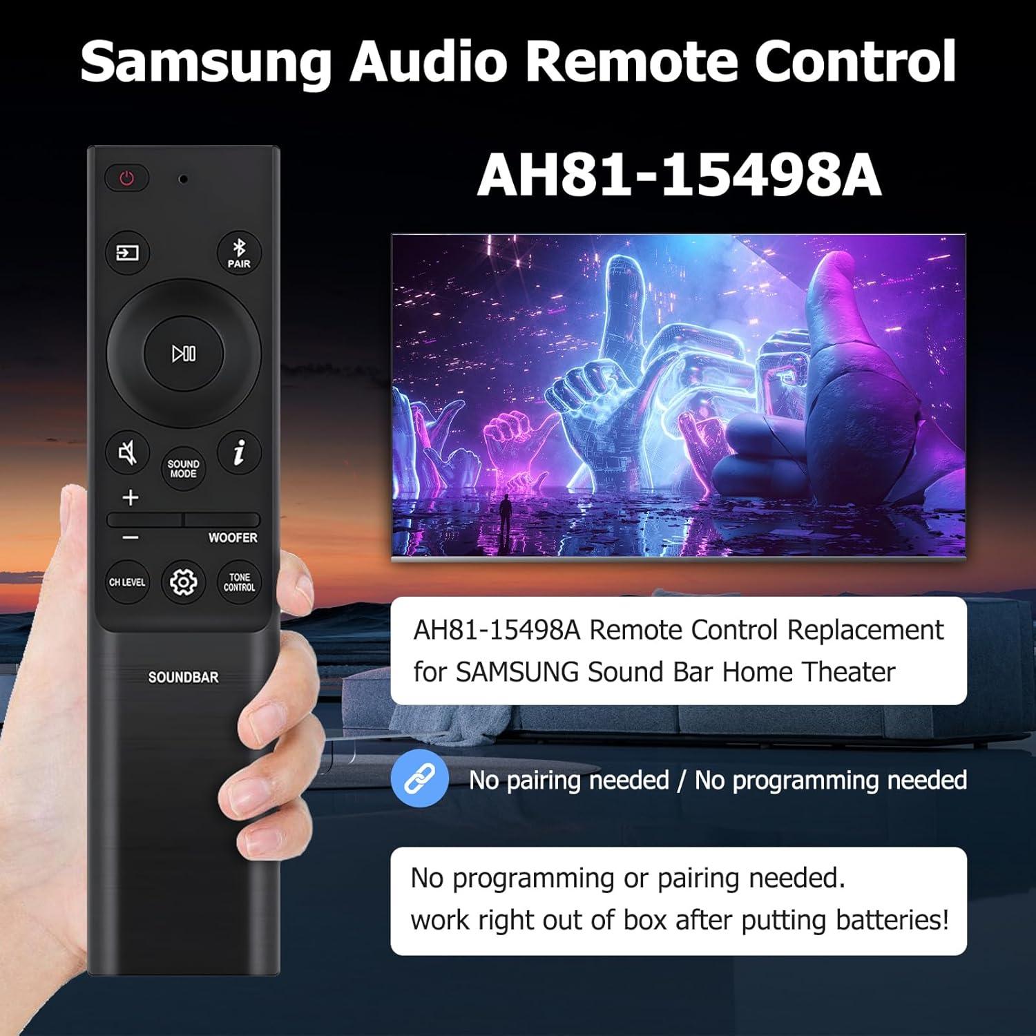 Control Remoto Samsung AH81-15047A para Barra de Sonido