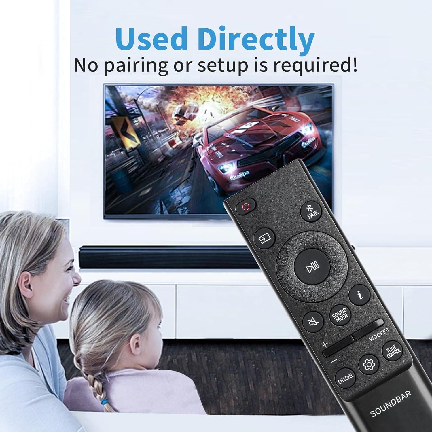 Control Remoto AH81-15047A Compatible Barra de Sonido Samsung