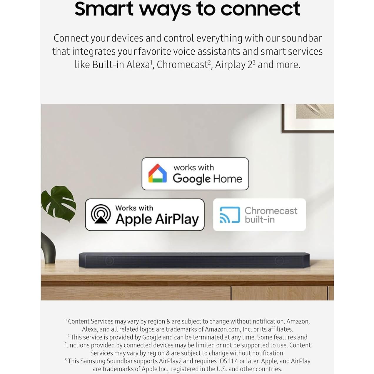 Barra de Sonido Samsung HW-QS730D 3.1.2ch Dolby Atmos Inalámbrica