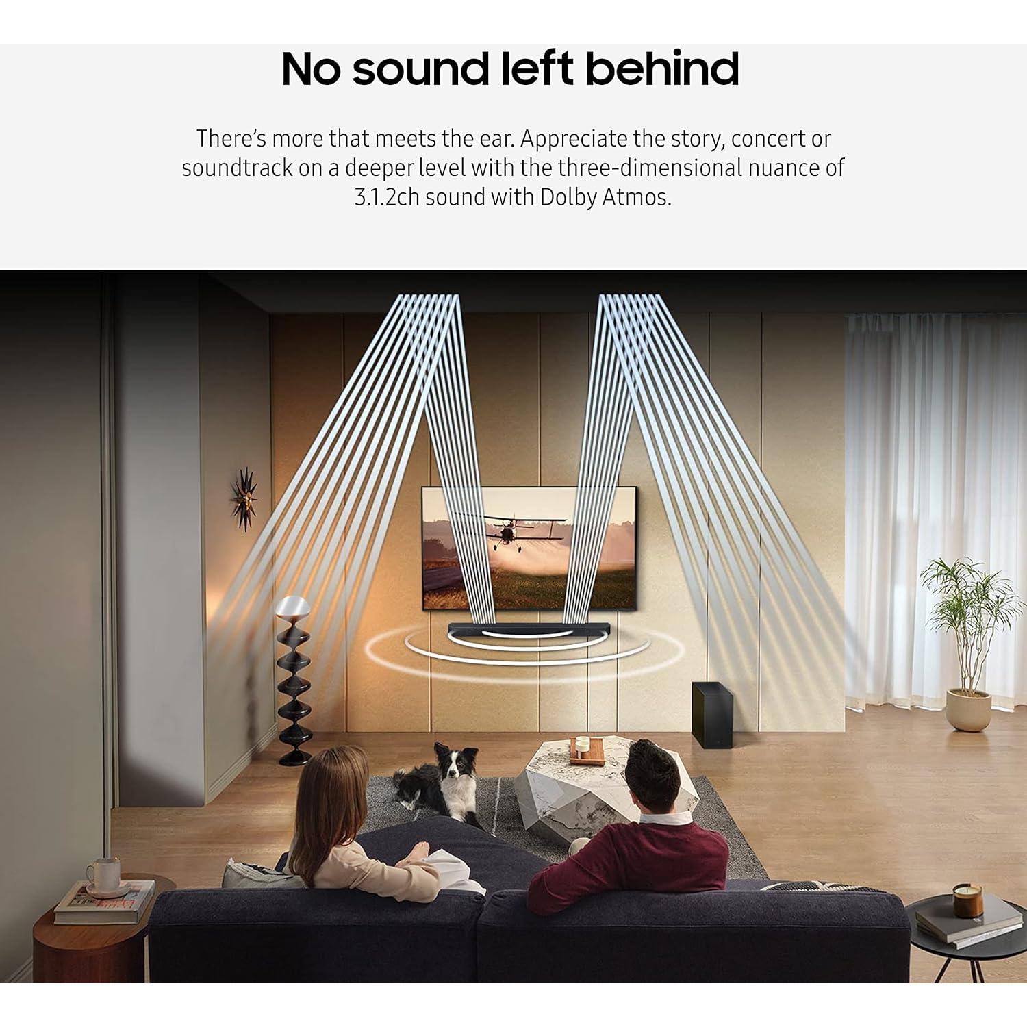 Barra de Sonido Samsung HW-Q700C 3.1.2ch Dolby Atmos Inalámbrica