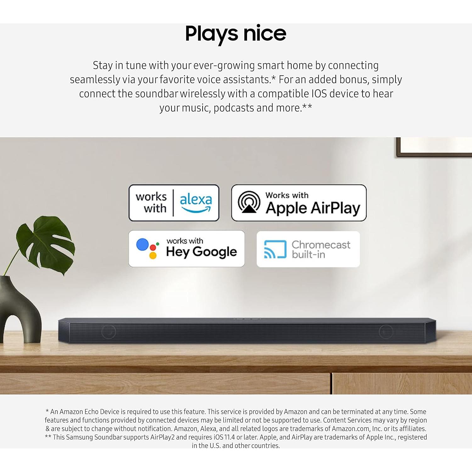 Barra de Sonido Samsung HW-Q700C 3.1.2ch Dolby Atmos Inalámbrica