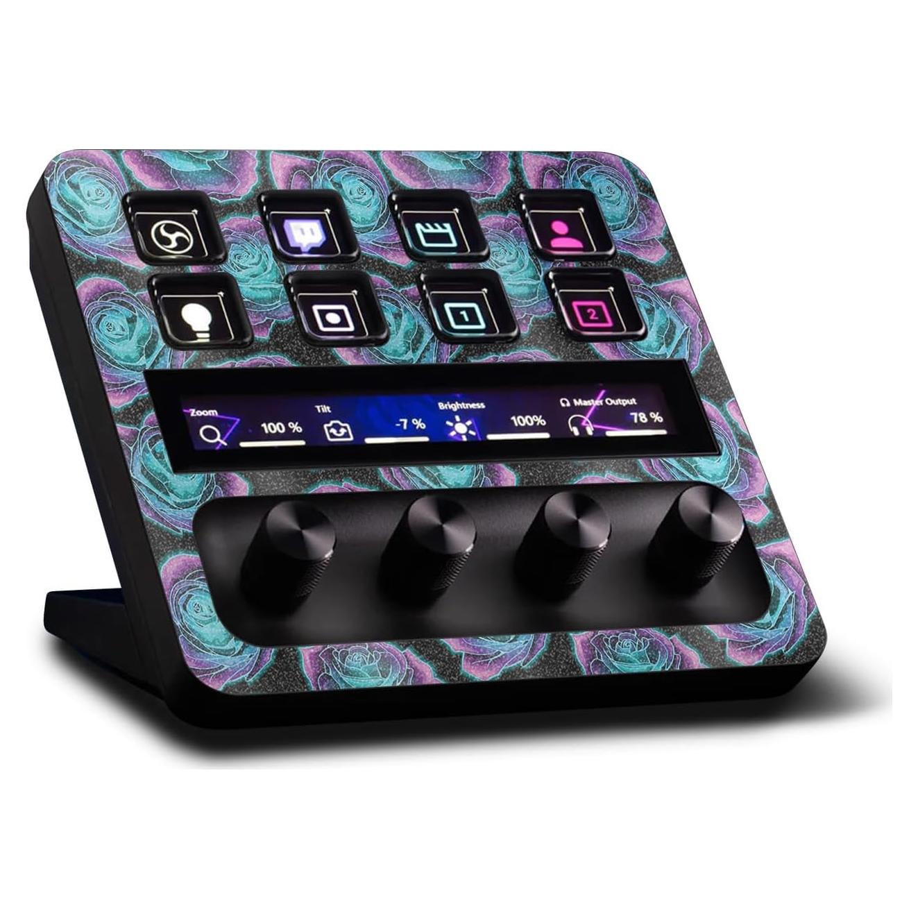 Piel Brillante MightySkins para Elgato Stream Deck + Rosas