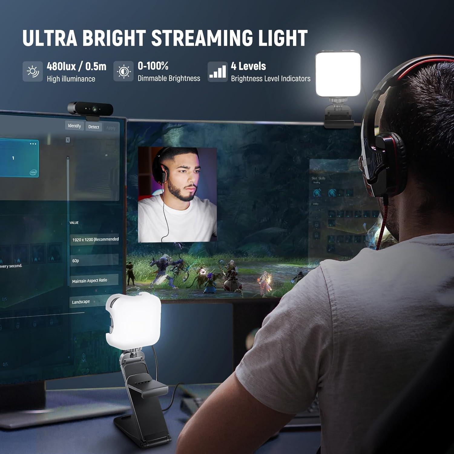 Luz LED Neewer GL1 PRO 15.5" para Streaming y Video