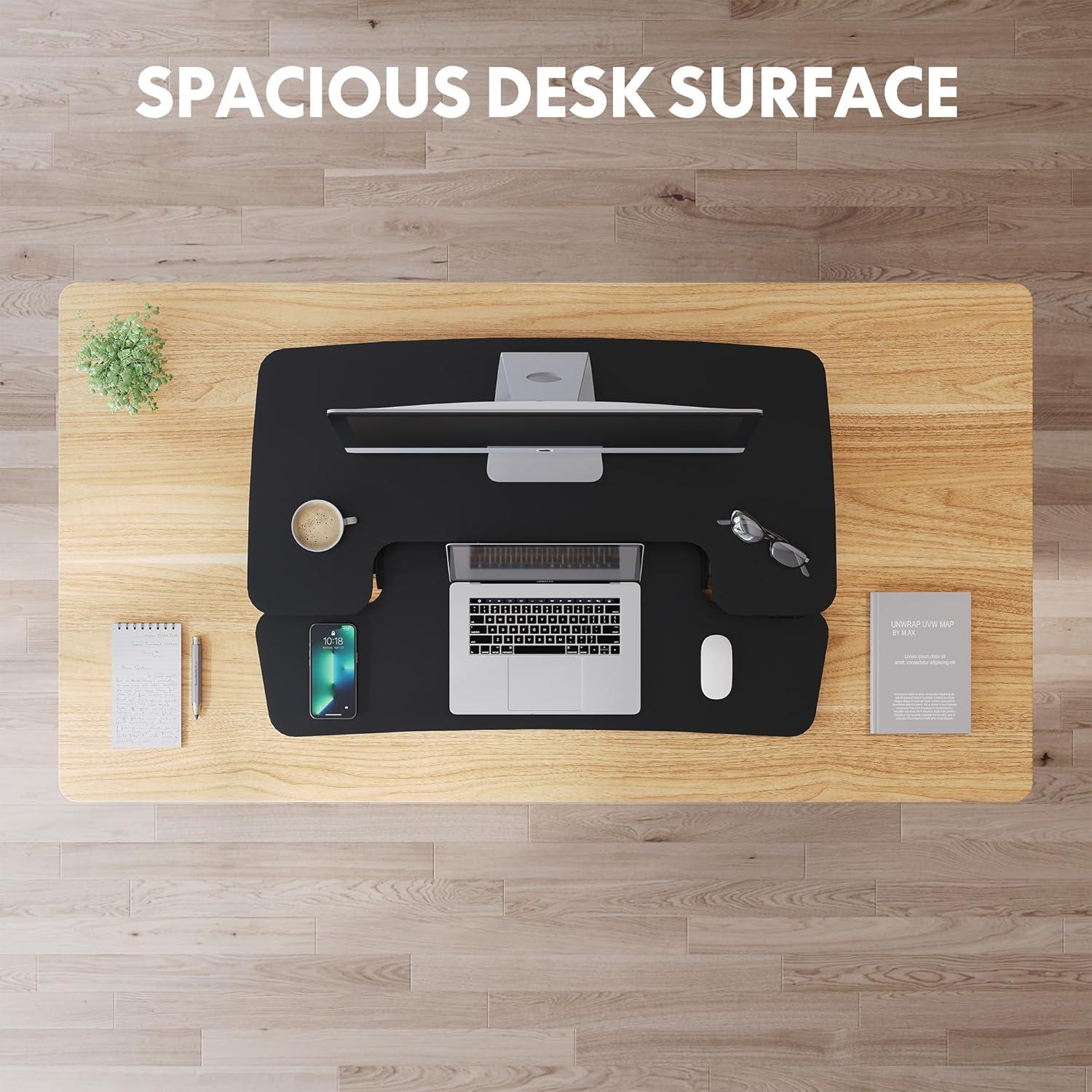 Elevador de Escritorio Eléctrico FlexiSpot EM7 91.44 cm Negro