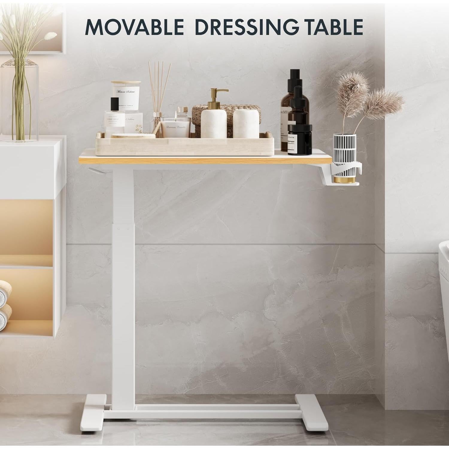 Escritorio de pie móvil FLEXISPOT ajustable 66-106 cm Arce Blanco