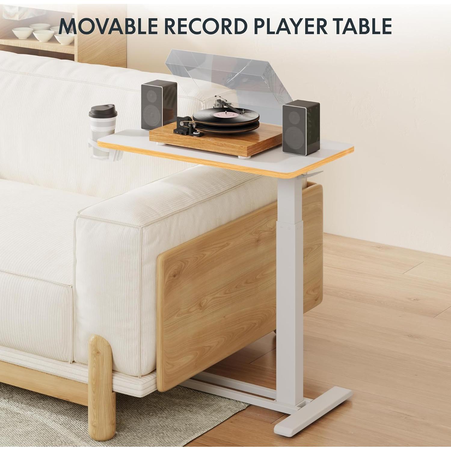 Escritorio de pie móvil FLEXISPOT ajustable 66-106 cm Arce Blanco