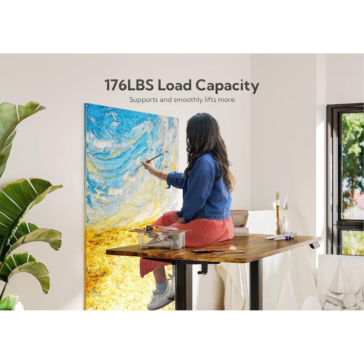 Escritorio de pie eléctrico Claiks P1.01.001 121.92x60.96cm