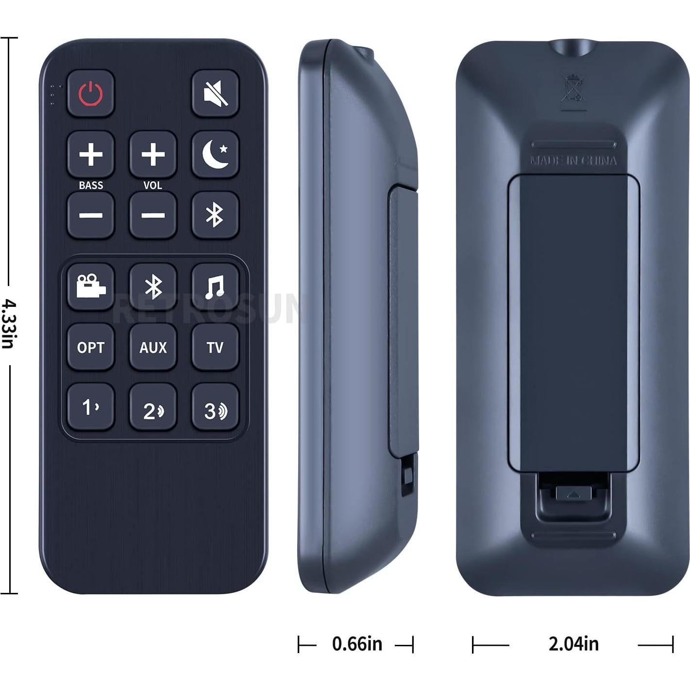 Control Remoto Reemplazo Polk Audio Signa S1 S2 S3 RETROSUN