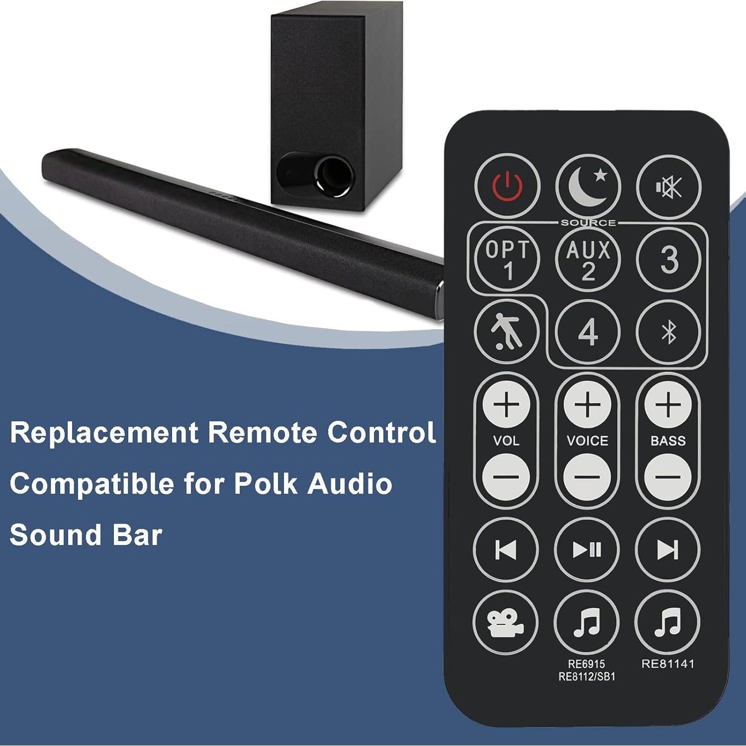 Control Remoto Reemplazo Polk Audio Signa S2 - Kassionel