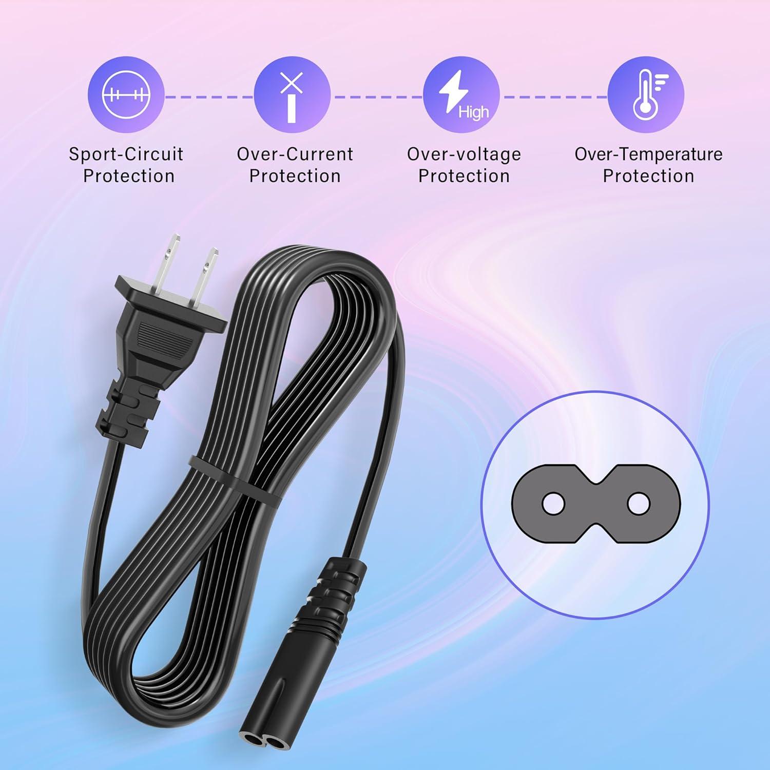 Cable de corriente alterna W&T para Polk Audio Signa S2 S3 S4