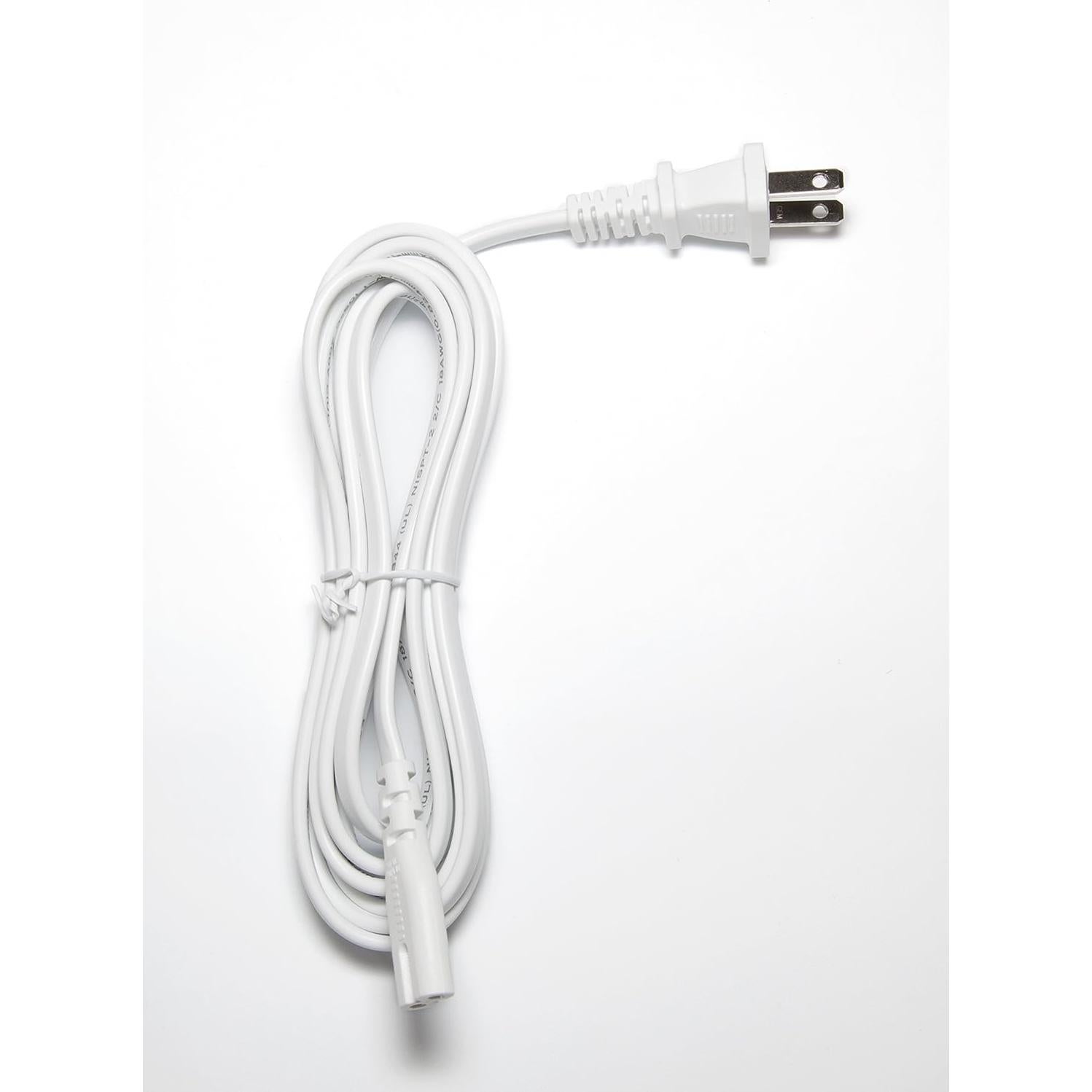 Cable de Alimentación AC Blanco OMNIHIL 8 Pies (2.44m) UL