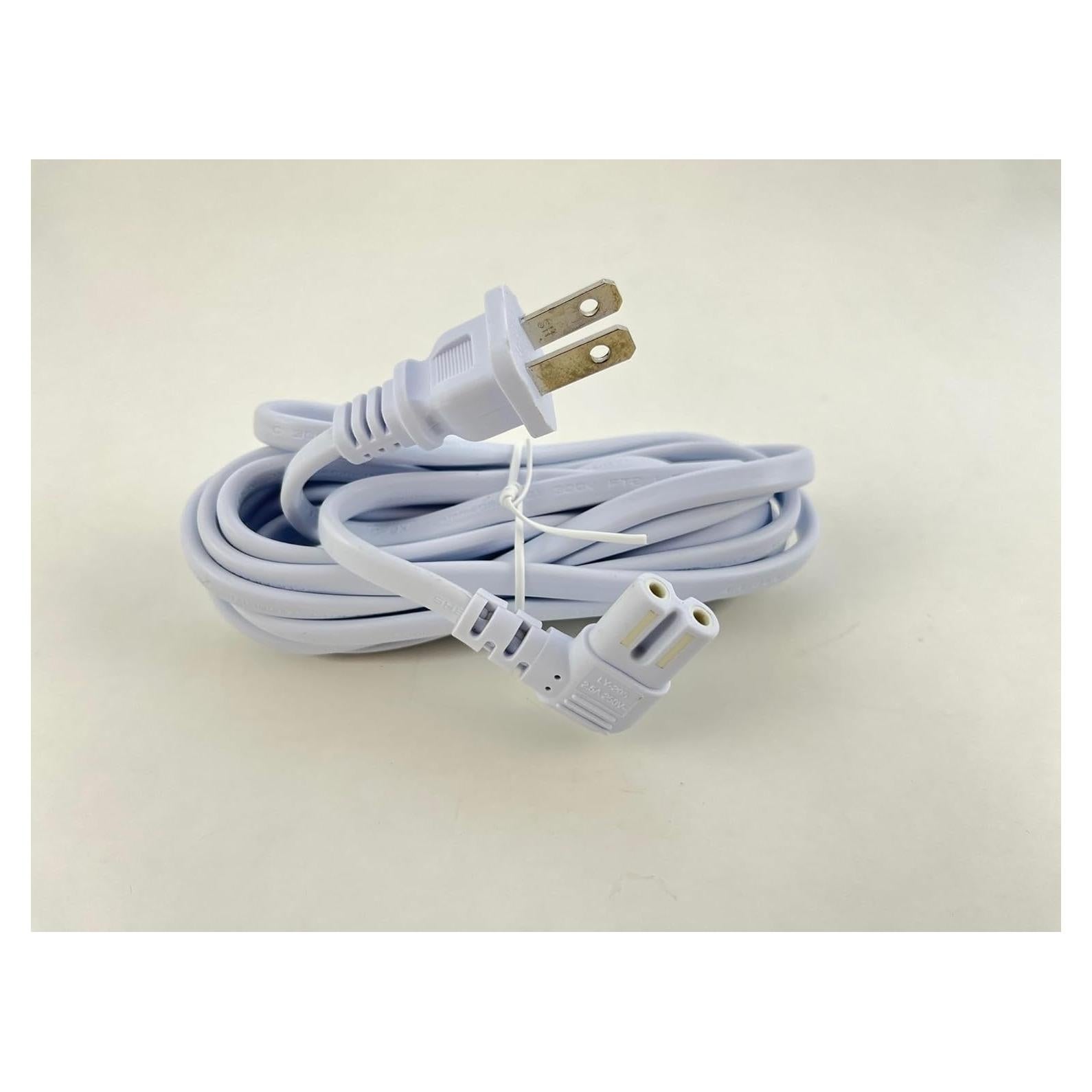 Cable de Poder AC Extra Largo OMNIHIL Blanco 3.05m UL