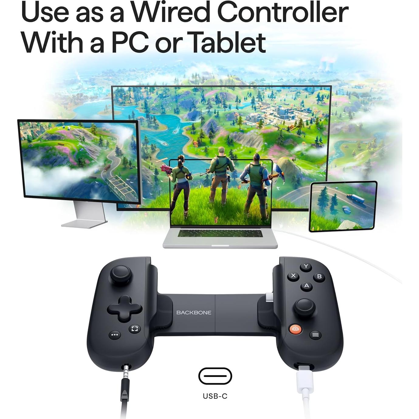 Controlador de Juego Móvil Backbone One Gen 2 USB-C - Android/iPhone 15/16