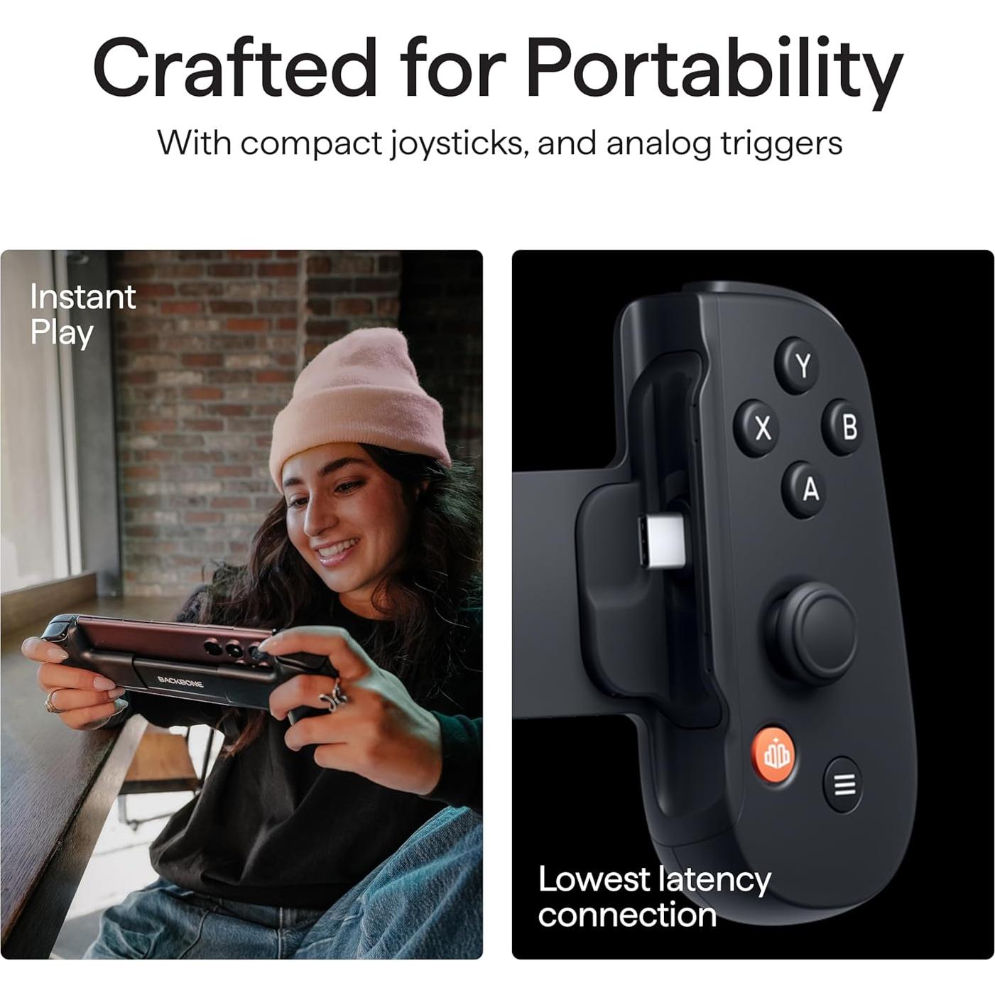 Controlador de Juego Móvil Backbone One Gen 2 USB-C - Android/iPhone 15/16